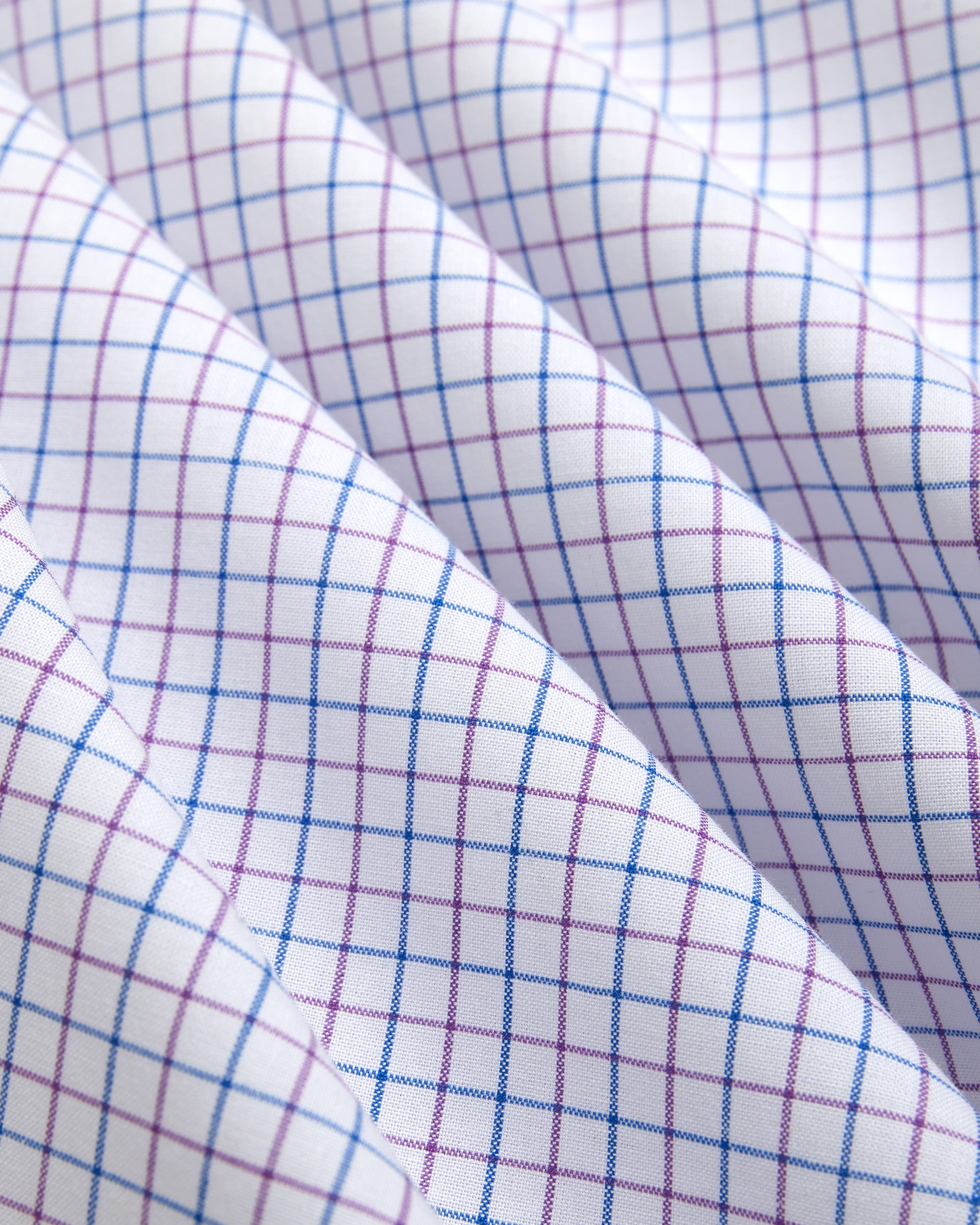 Made-in-Canada Purple & Blue Tattersall Button Down Shirt - Classic Fit
