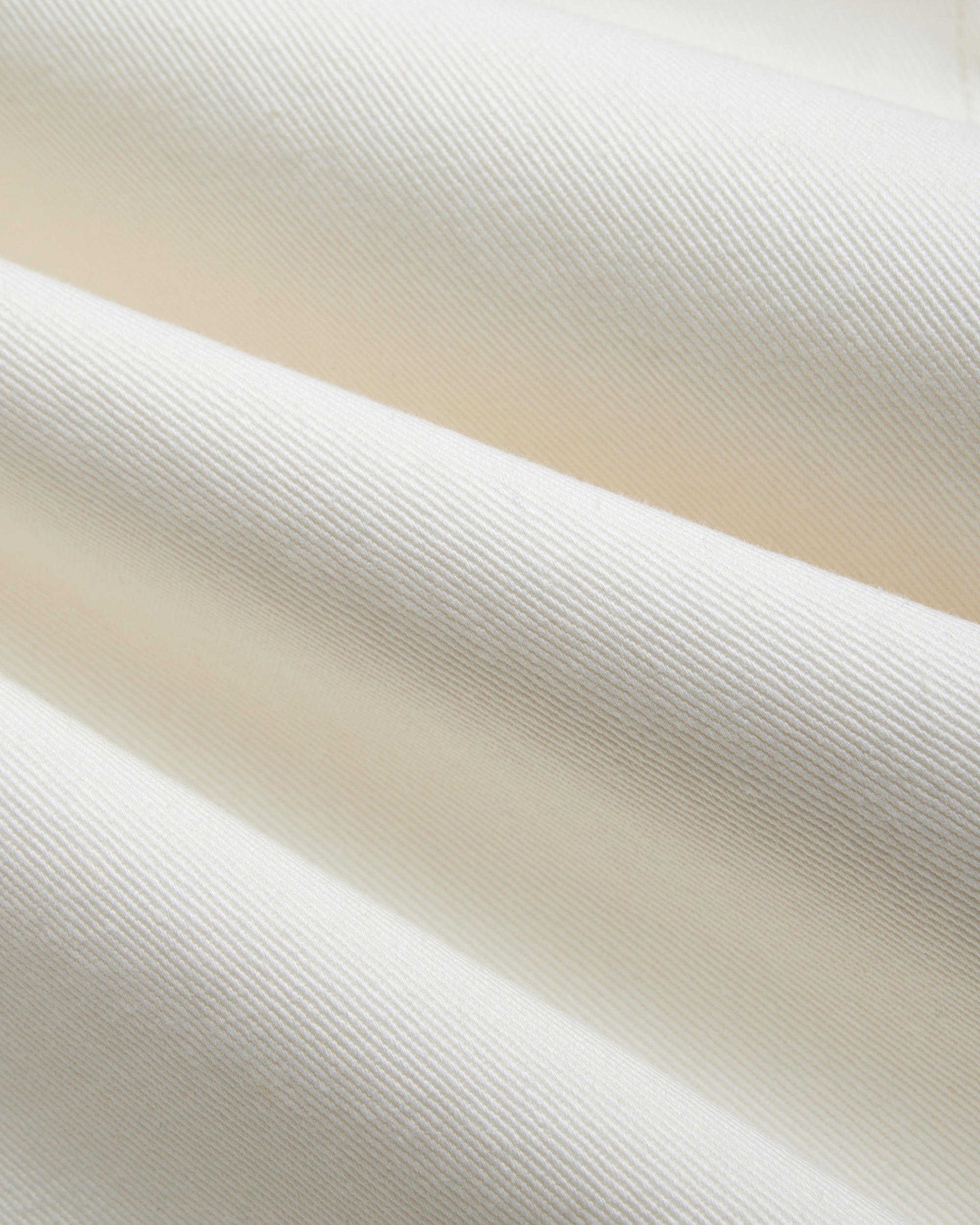 White 5-Pocket Twill Pant - Trim Fit