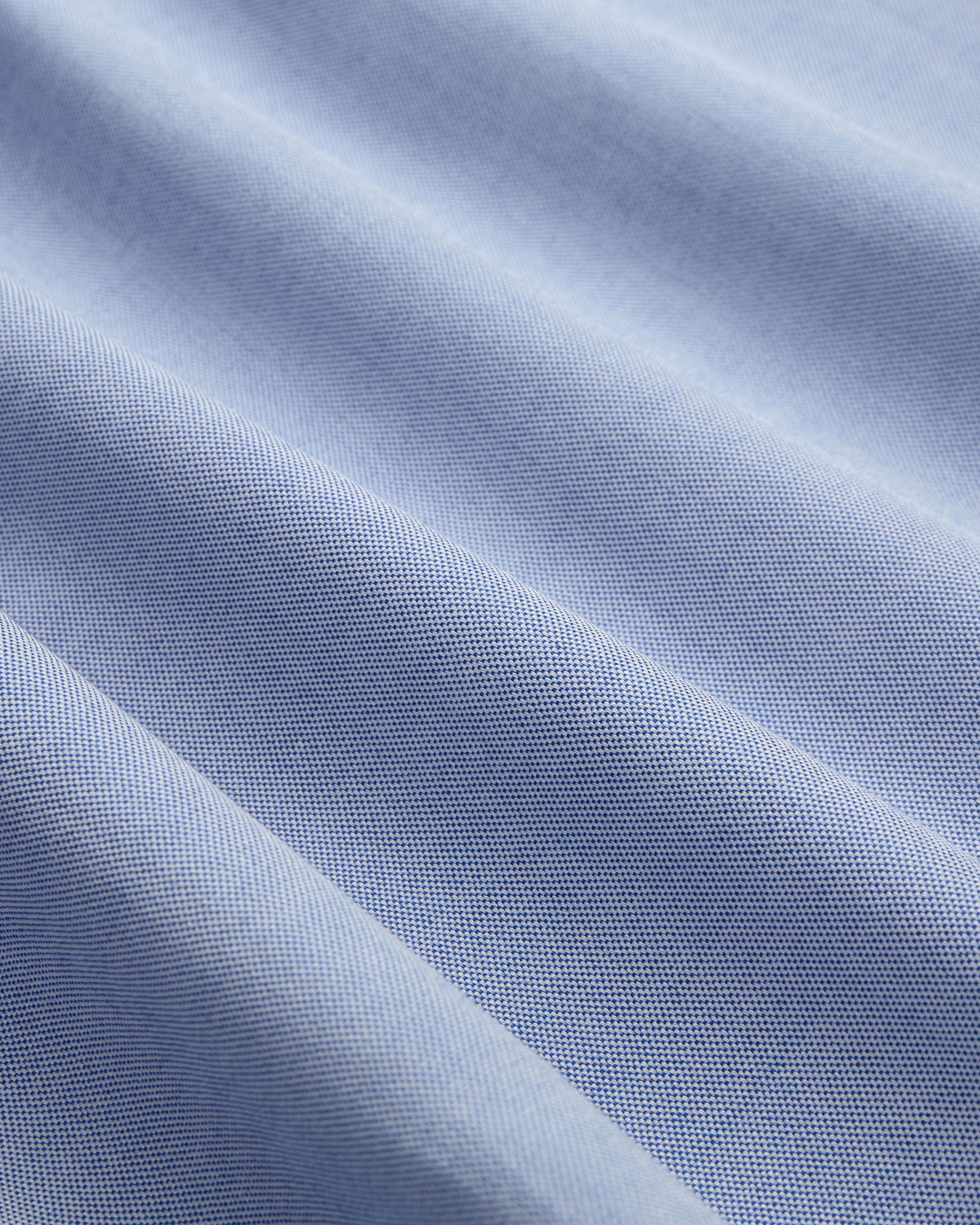 Made-in-USA Blue Pinpoint Oxford Button Down Shirt - Classic Fit