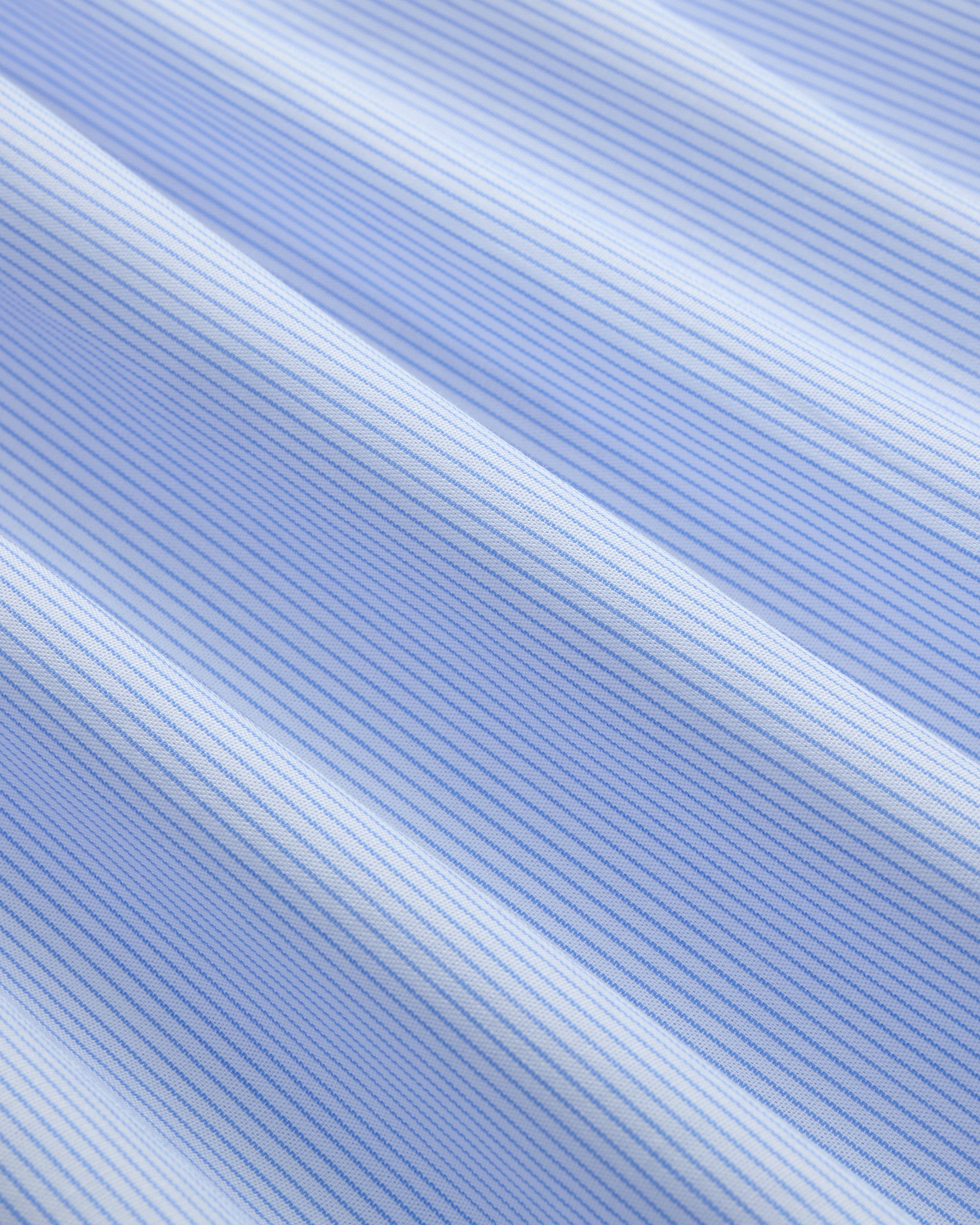 Made-in-Canada Navy Hairline Stripe Button Down Shirt - Classic Fit