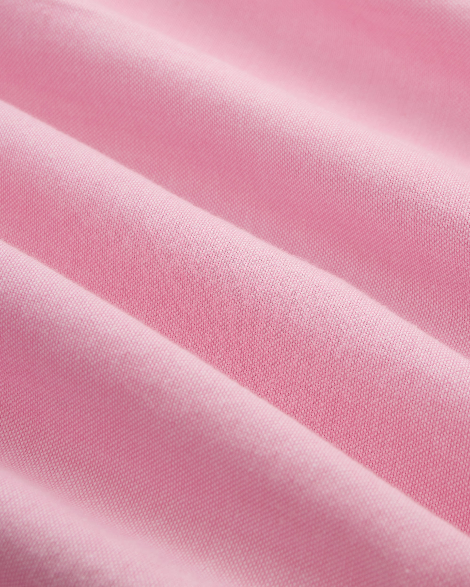 Pink Enzyme-Washed Oxford Spread Collar Shirt - Trim Fit