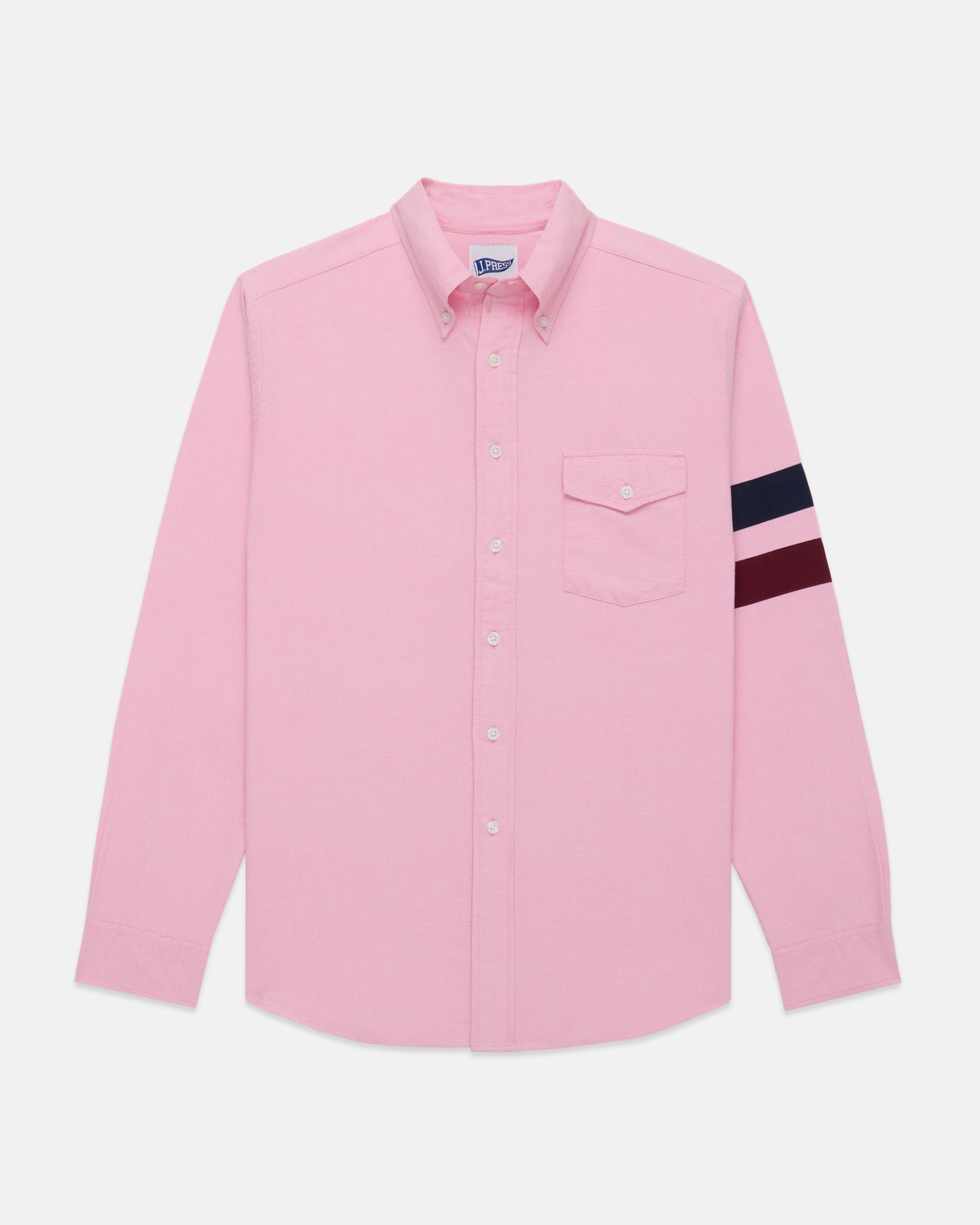 Pink Sleeve Stripe Oxford Shirt