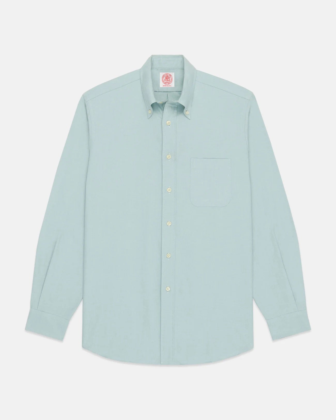Made-in-USA Green Oxford Cloth Button Down Shirt - Classic Fit