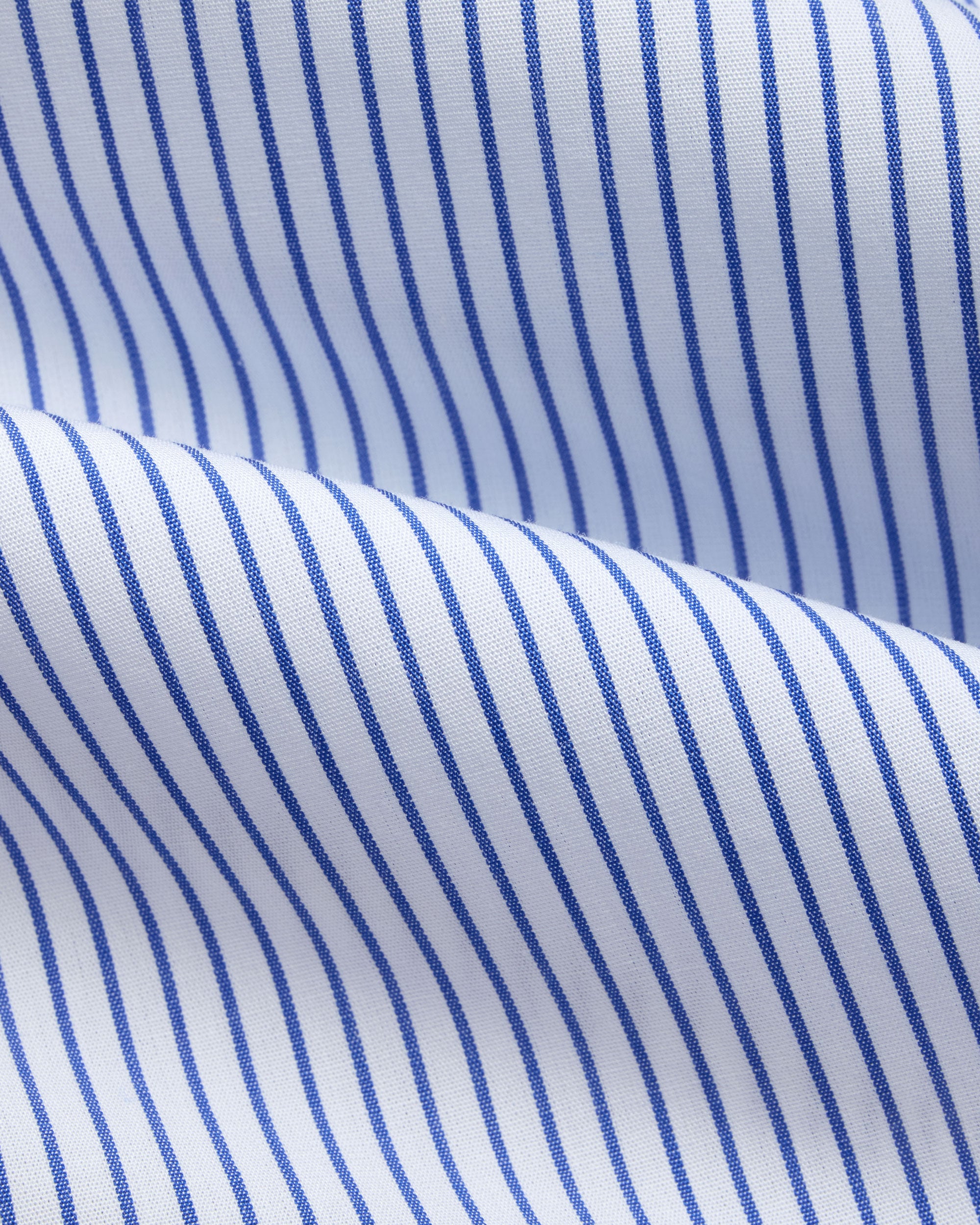 Made-in-Canada Dark Blue Pencil Stripe Button Down Shirt - Classic Fit