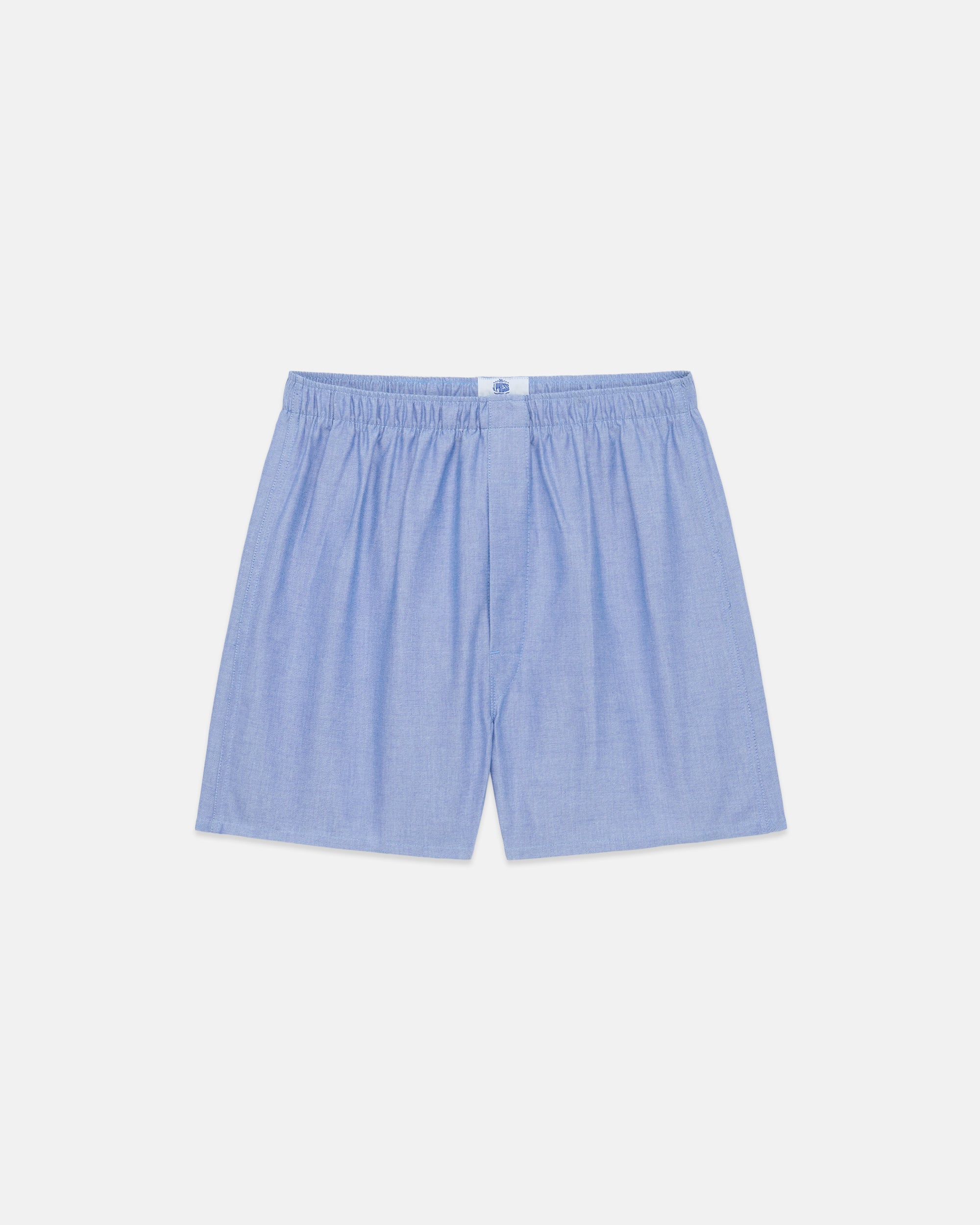 Made-in-USA Blue Oxford Cloth Boxers