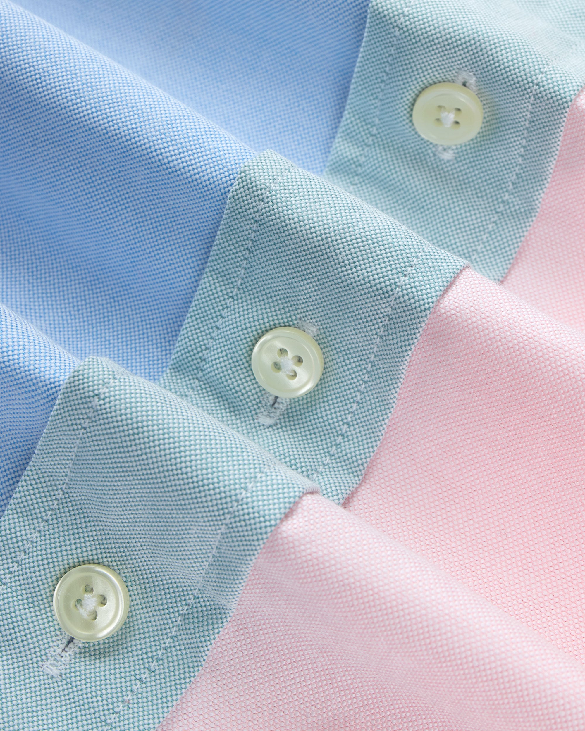 Made-in-USA Solid Colorblock Oxford Cloth Fun Shirt - Classic Fit