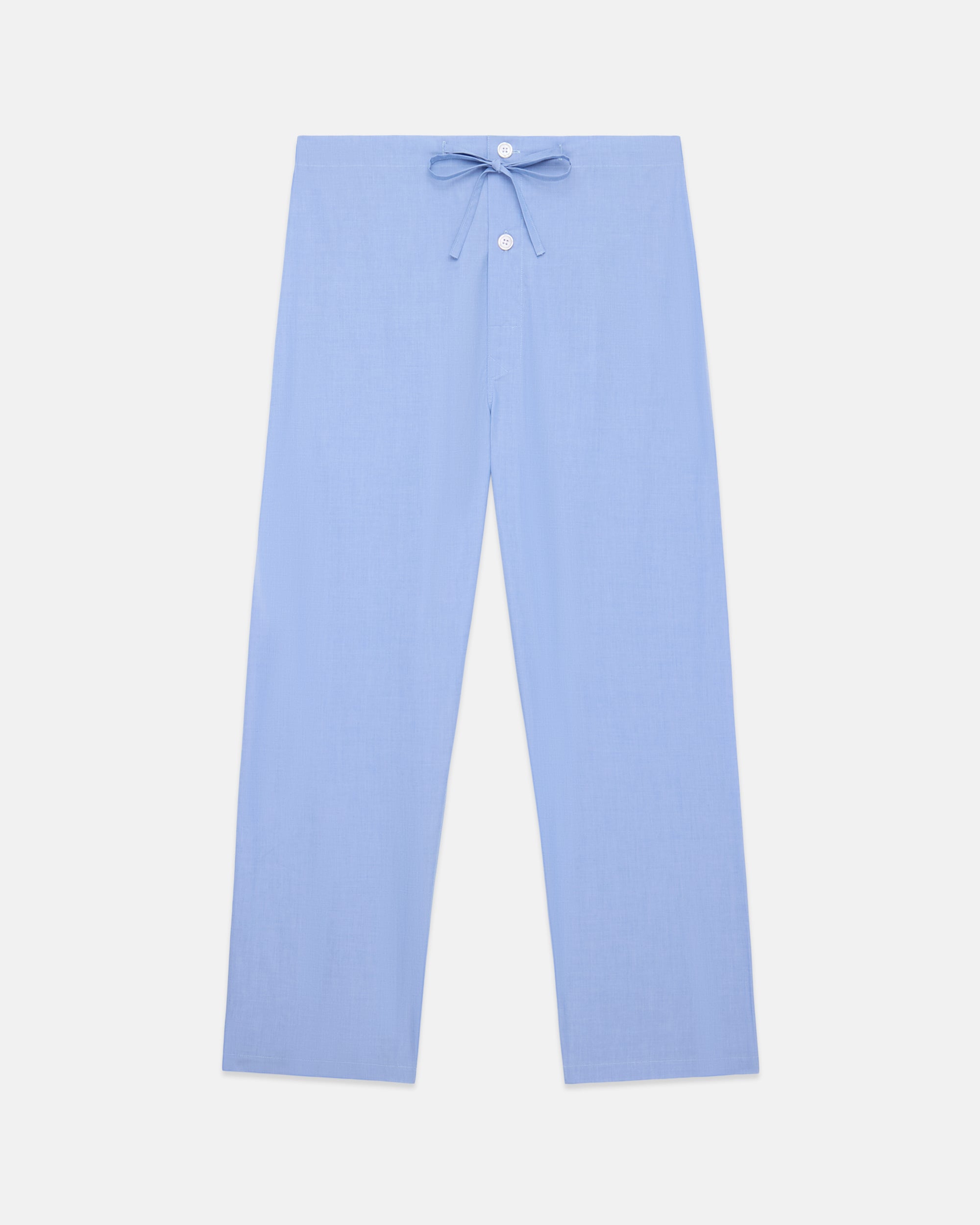 Solid End-On-End Cotton Pajamas