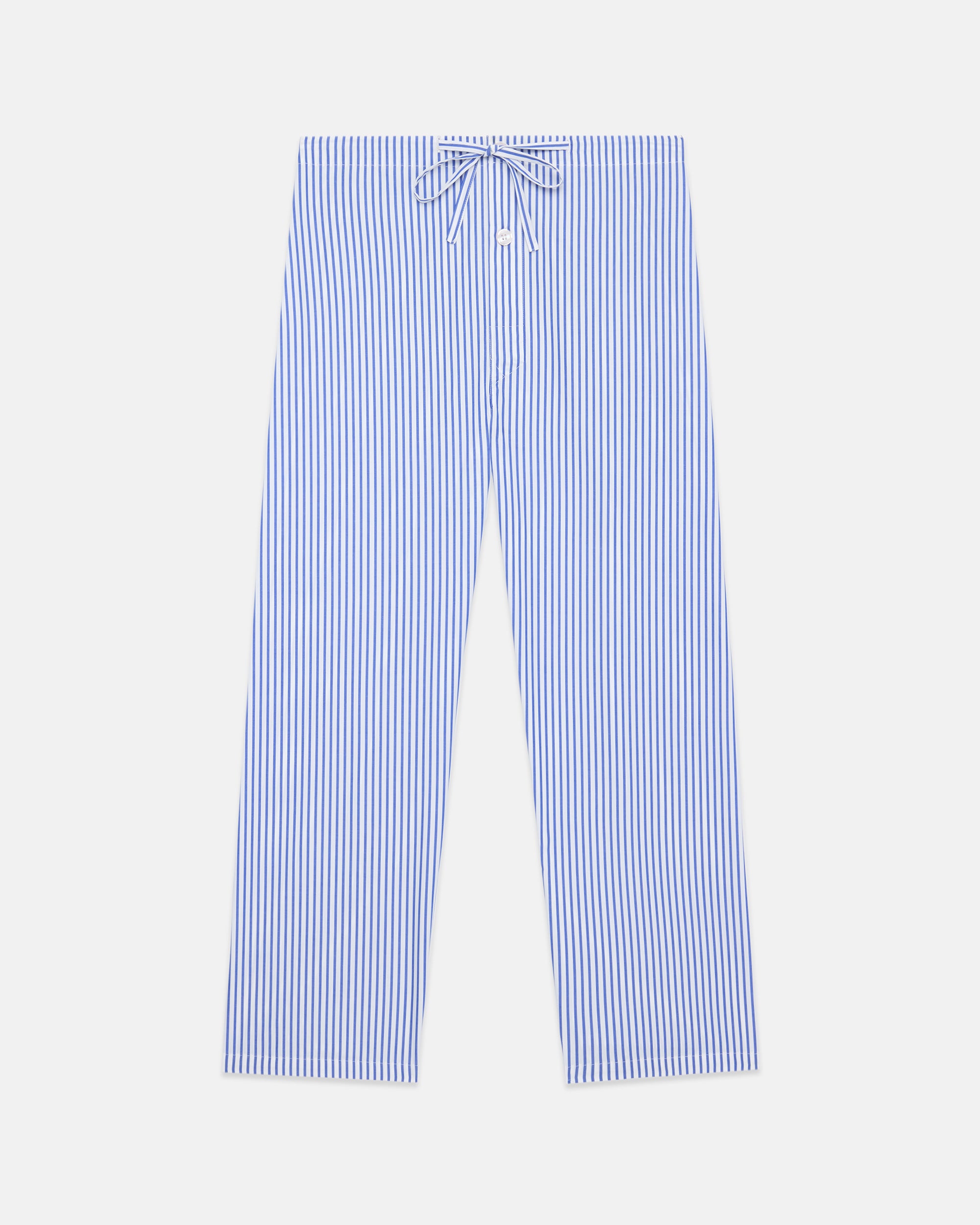 Butcher Stripe Cotton Broadcloth Pajamas