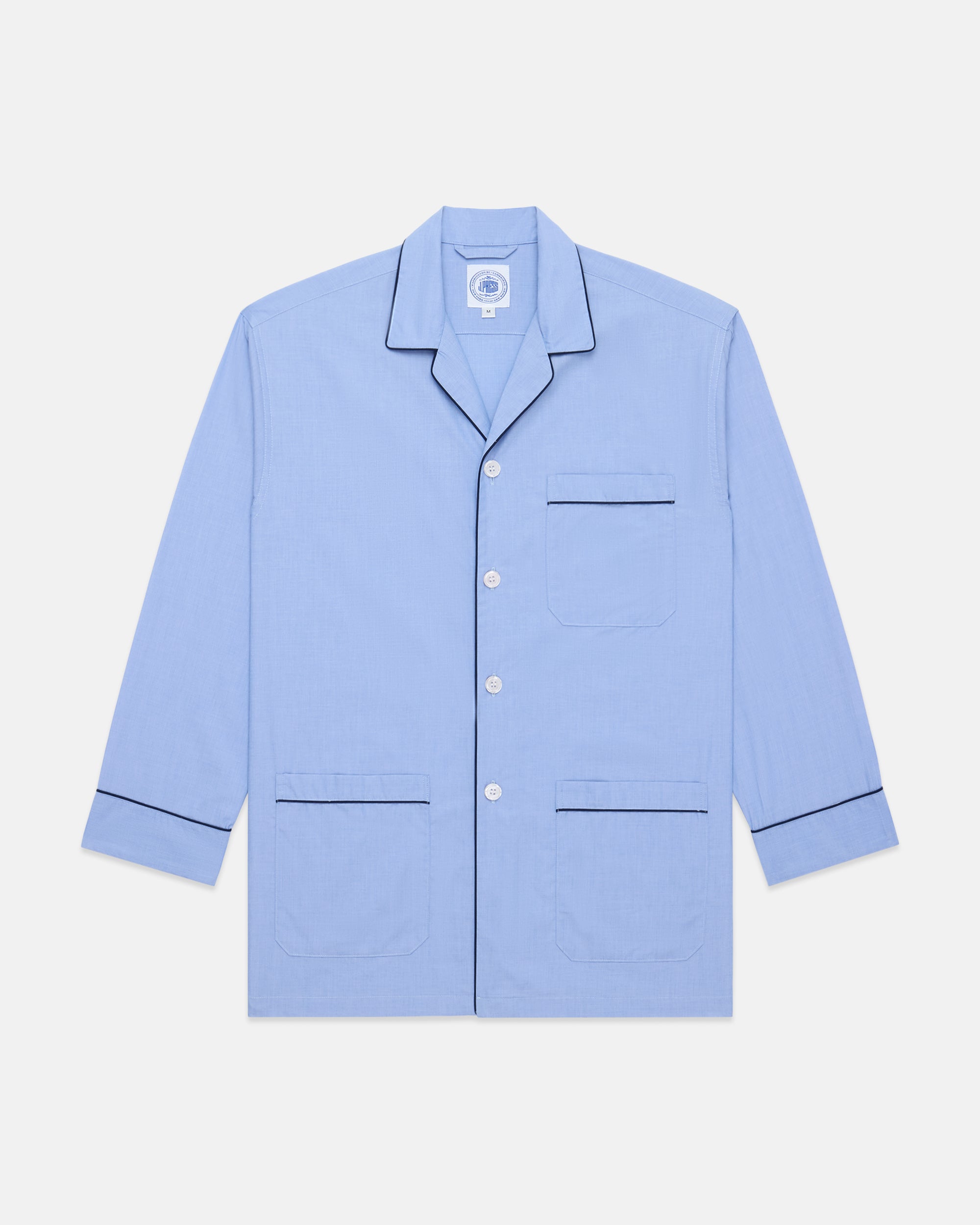 Solid End-On-End Cotton Pajamas