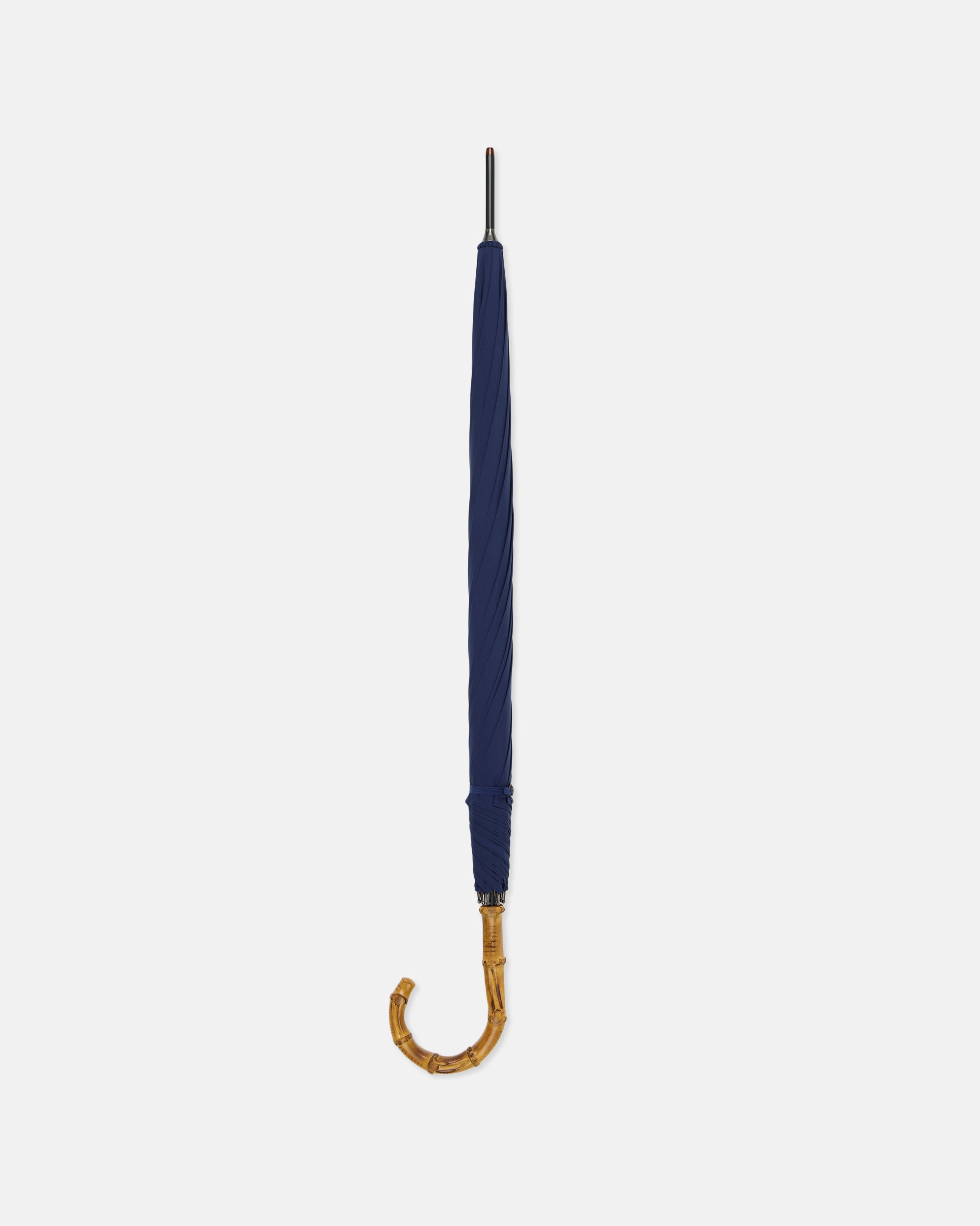 Made-in-England Navy Fox Frame Stick Umbrella