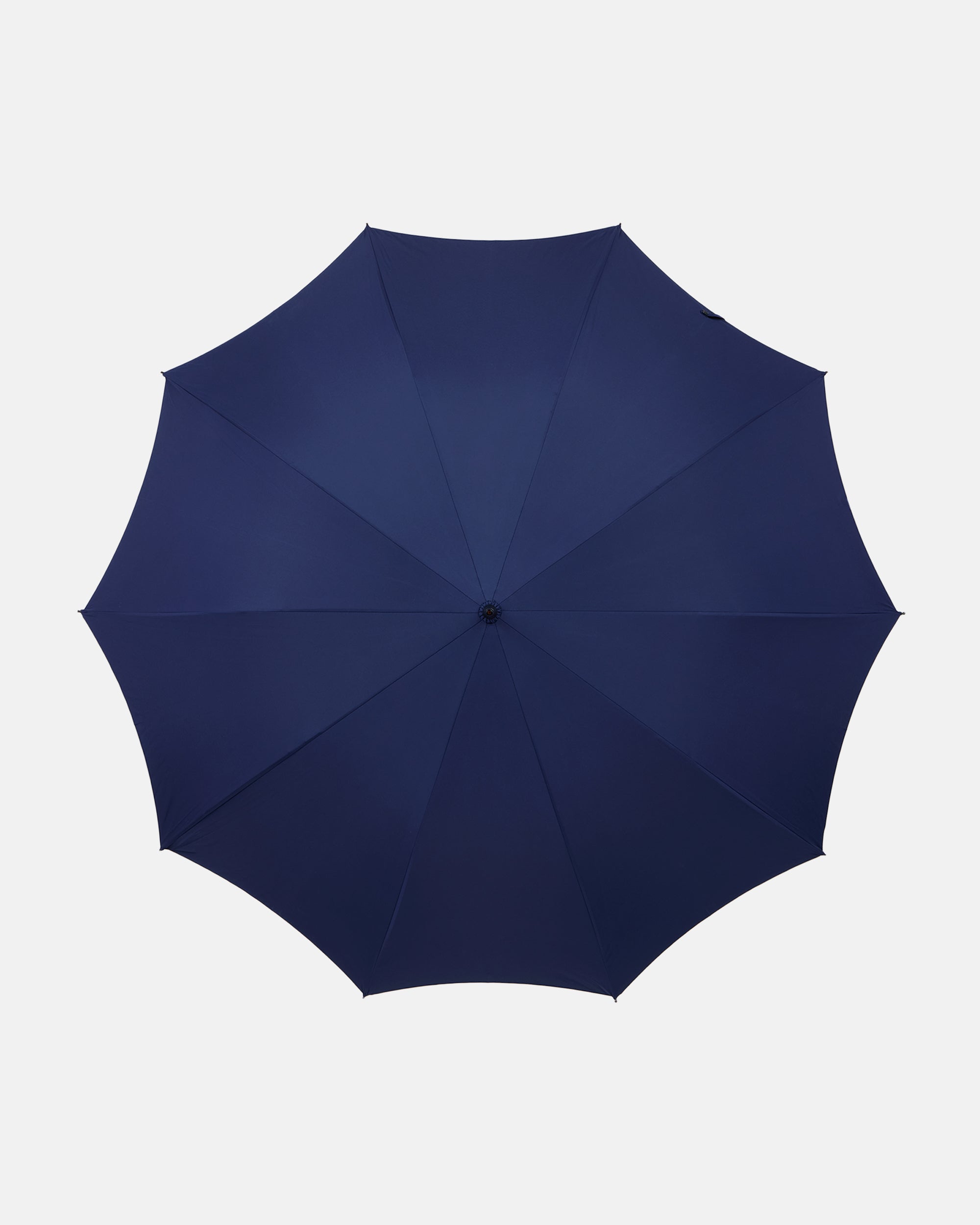 Made-in-England Navy Fox Frame Stick Umbrella