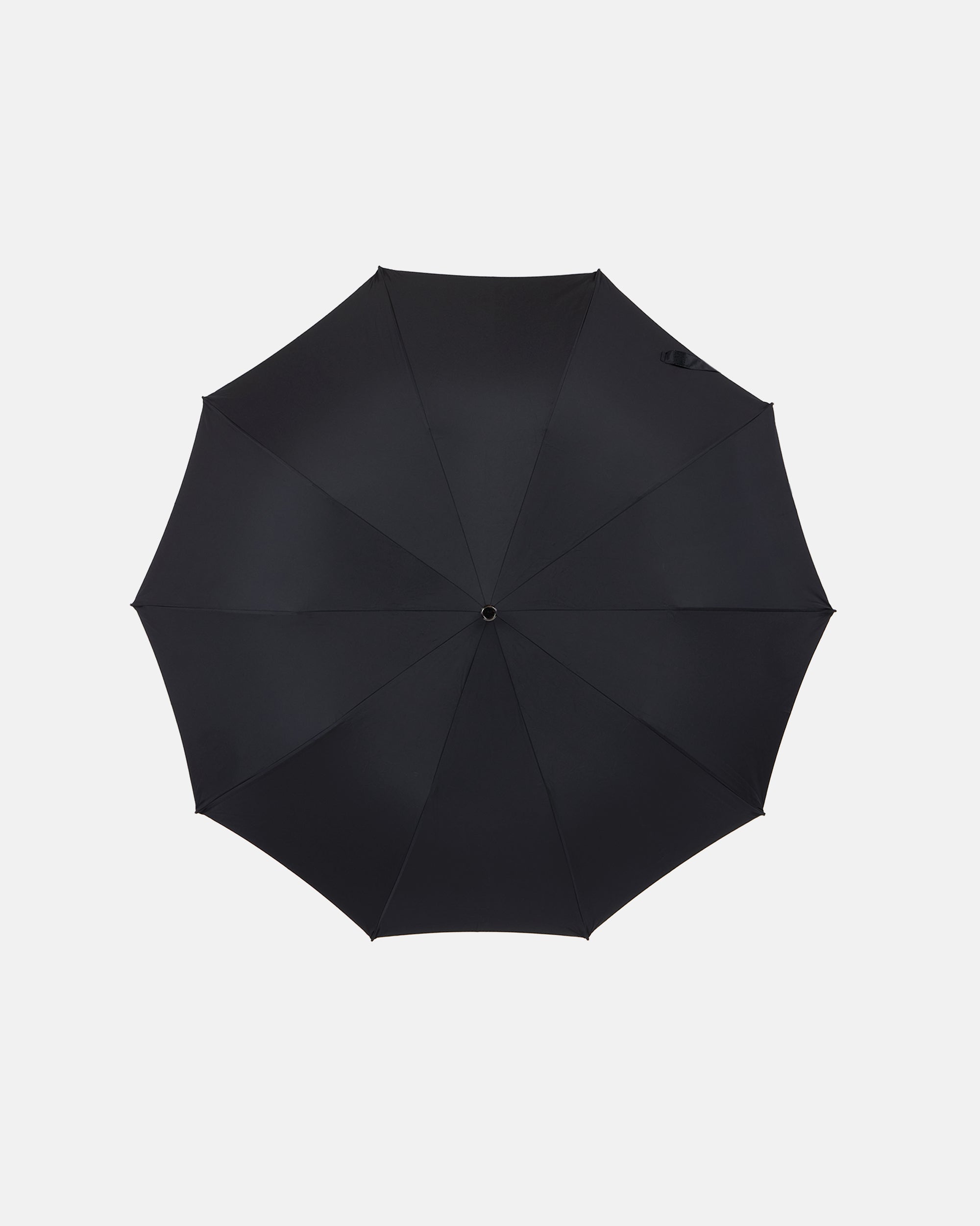 Made-in-England Black Fox Frame Folding Umbrella