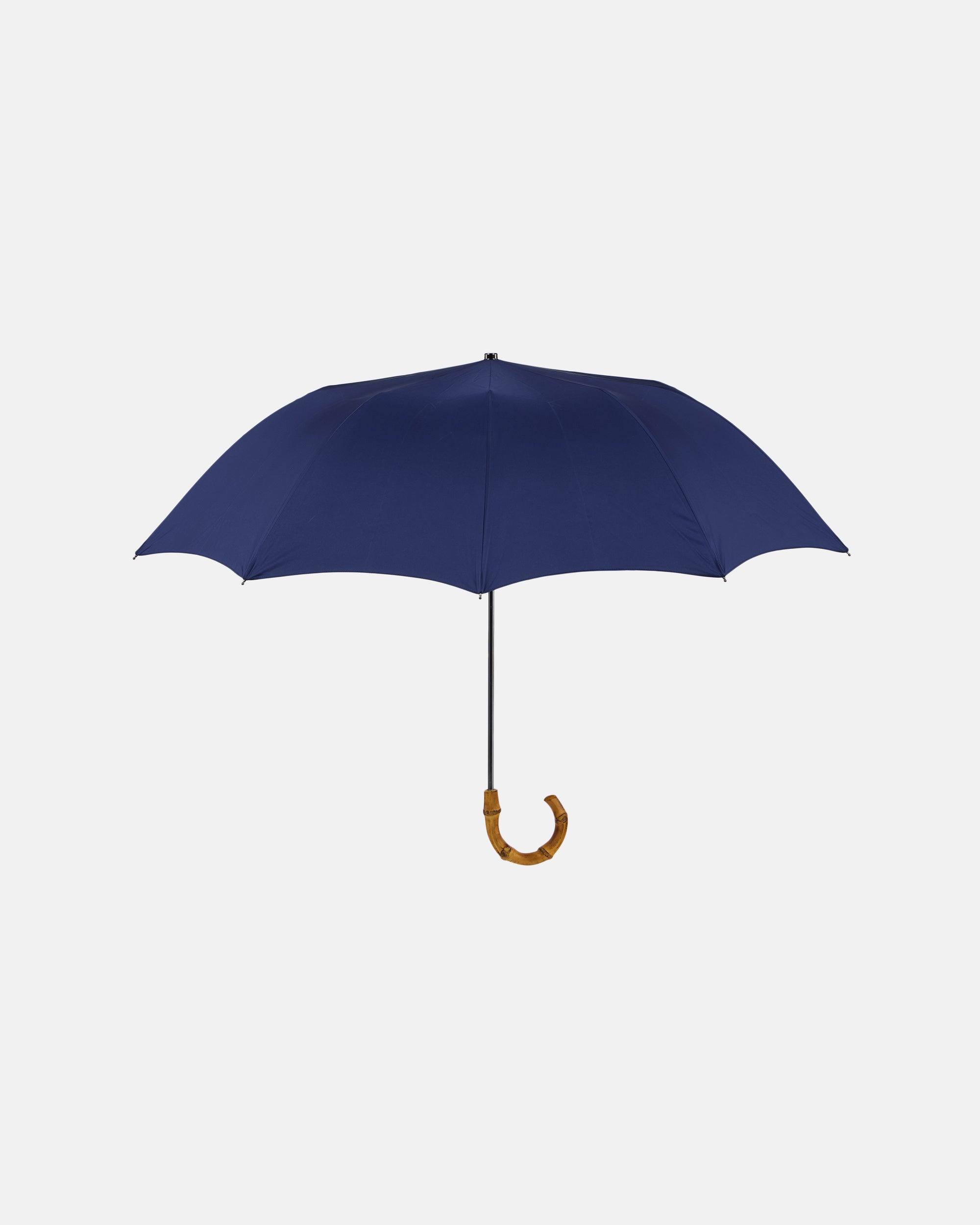 Made-in-England Navy Fox Frame Folding Umbrella