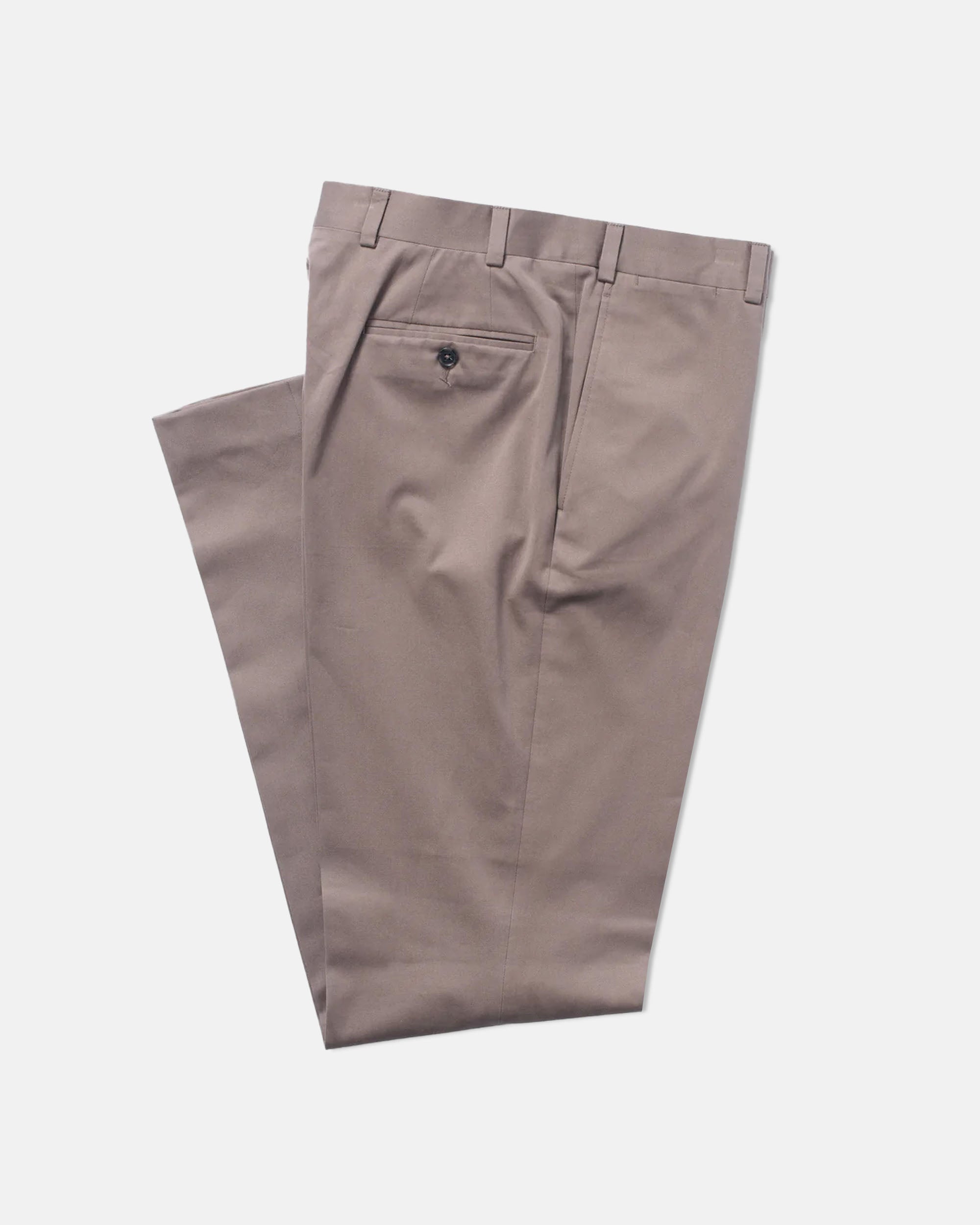 Made-in-Canada Brown Cotton Drill Cloth Trousers