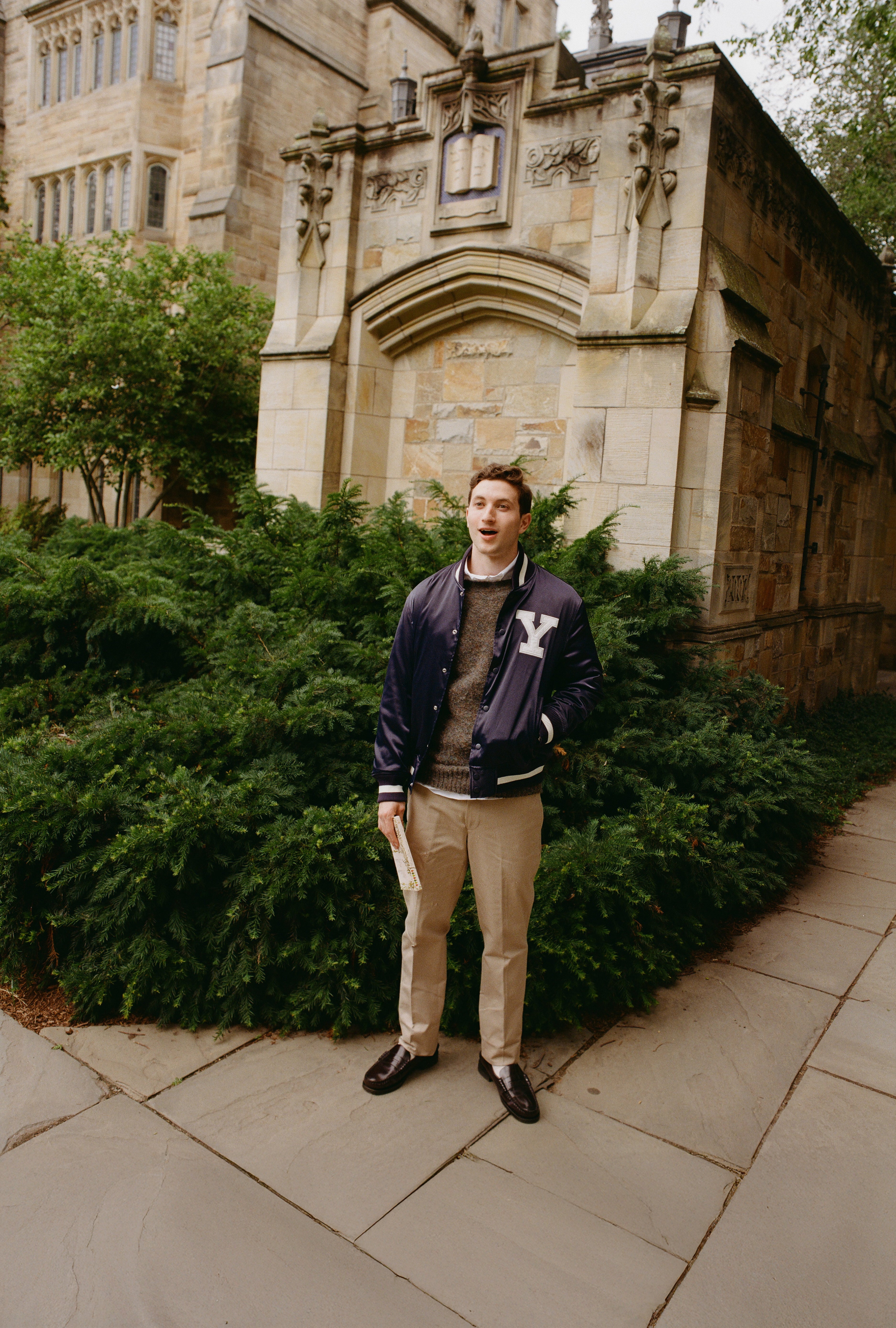 Yale Satin Coach's Jacket