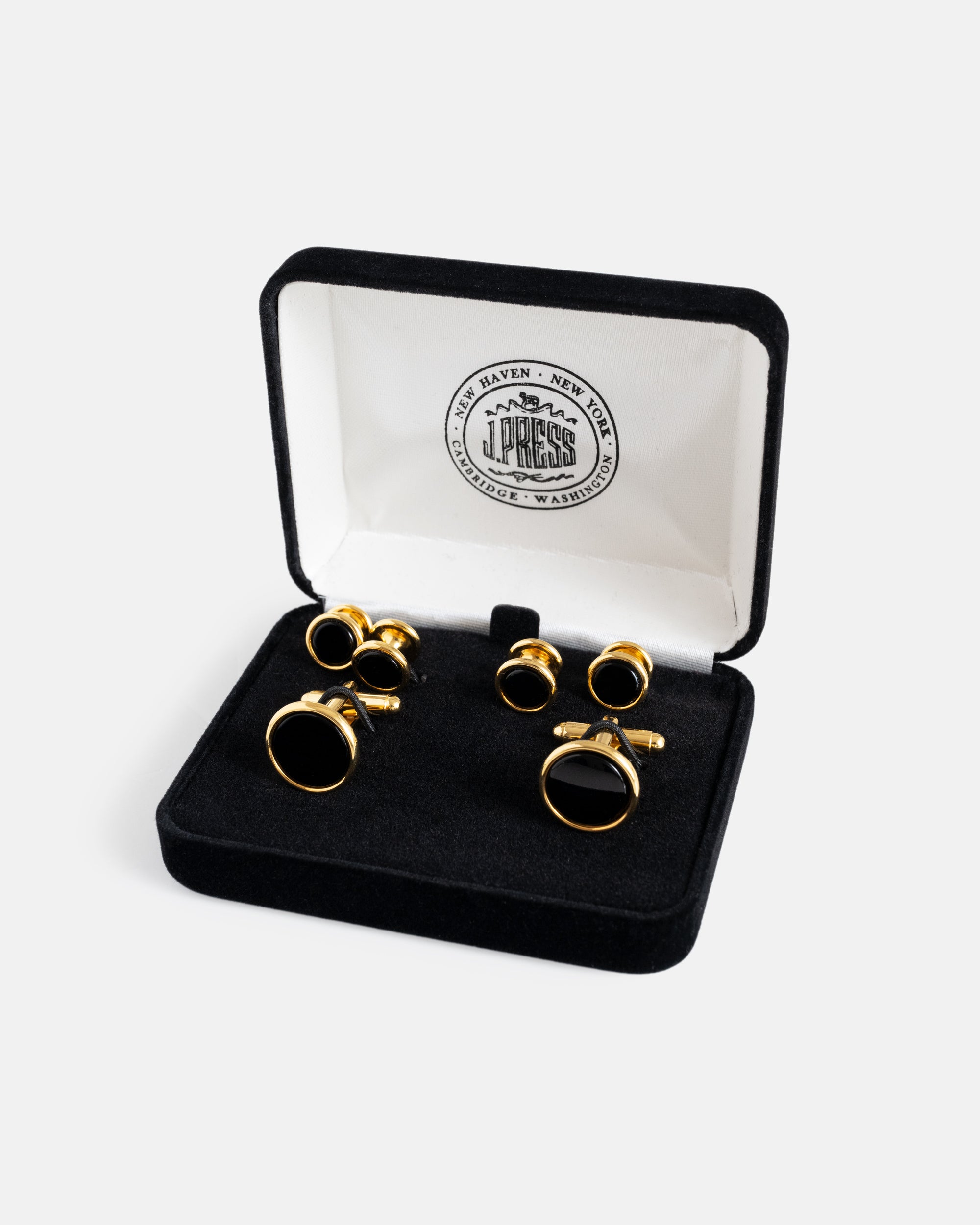 Onyx Cufflink and Stud Set