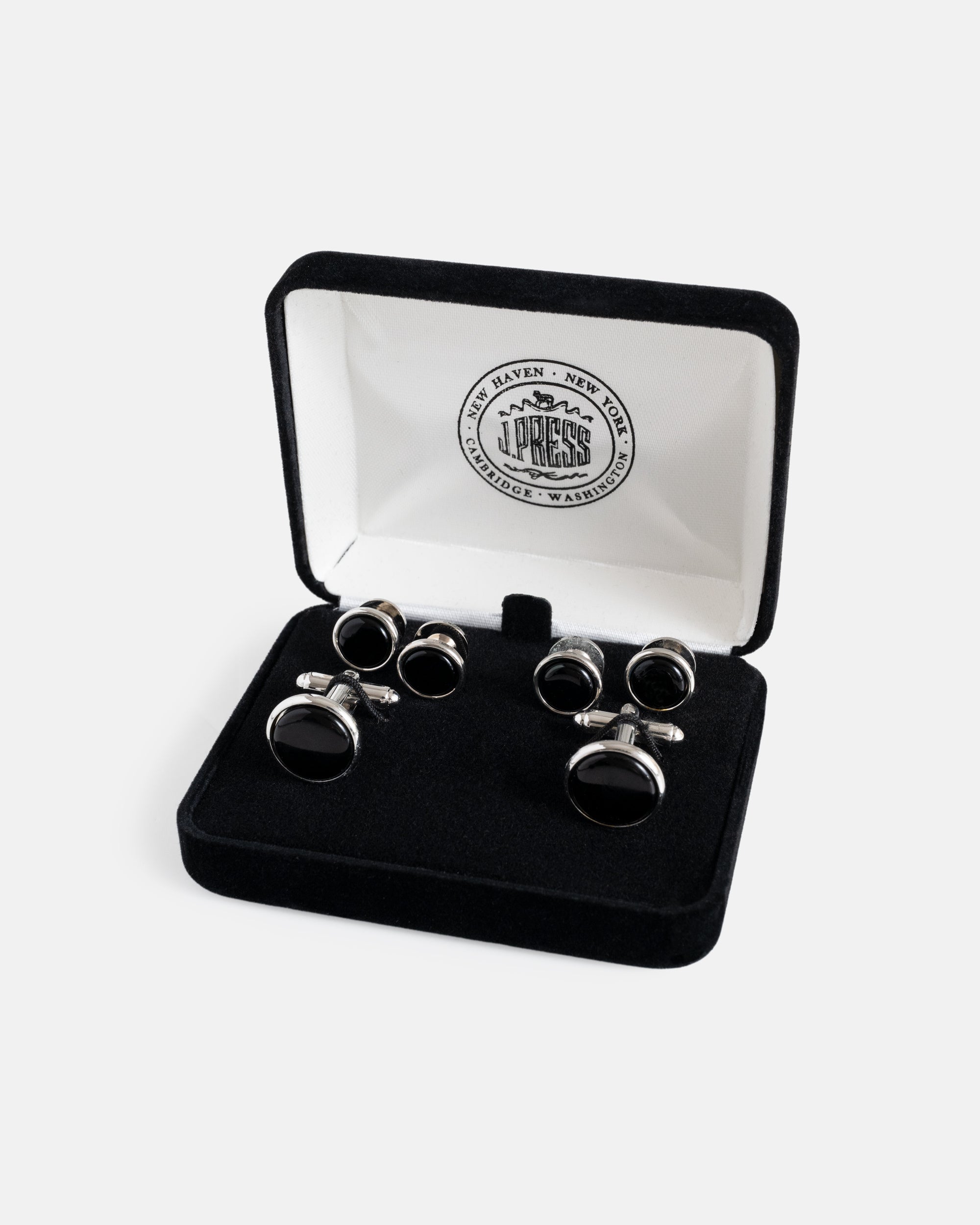Onyx Cufflink and Stud Set