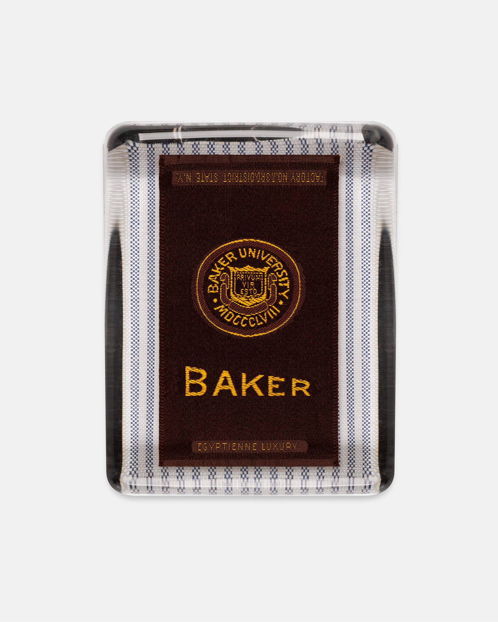 Baker University College Silk Paperweight