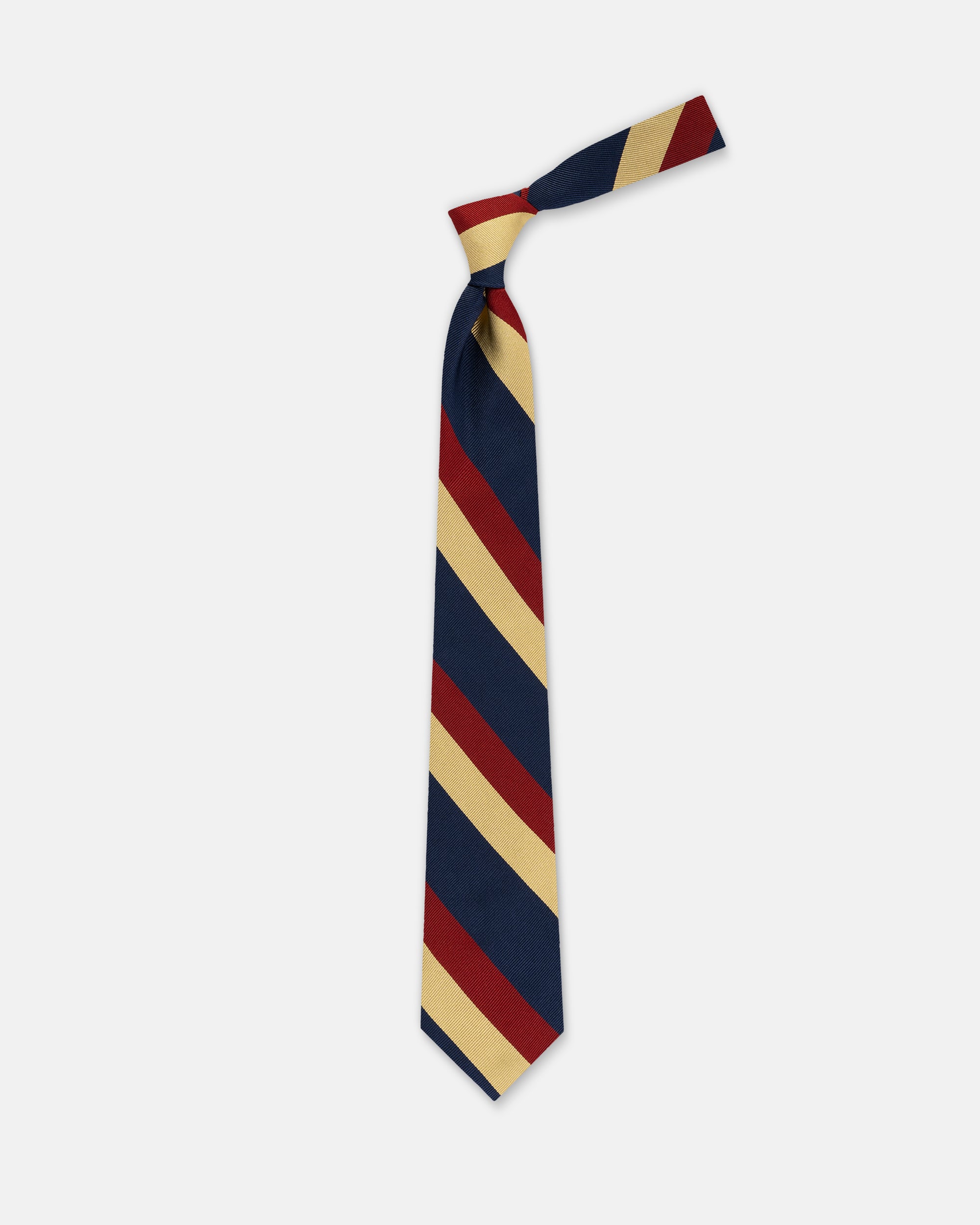 Made-in-England Oxford "The Authentics" Cricket Club Silk Repp Tie