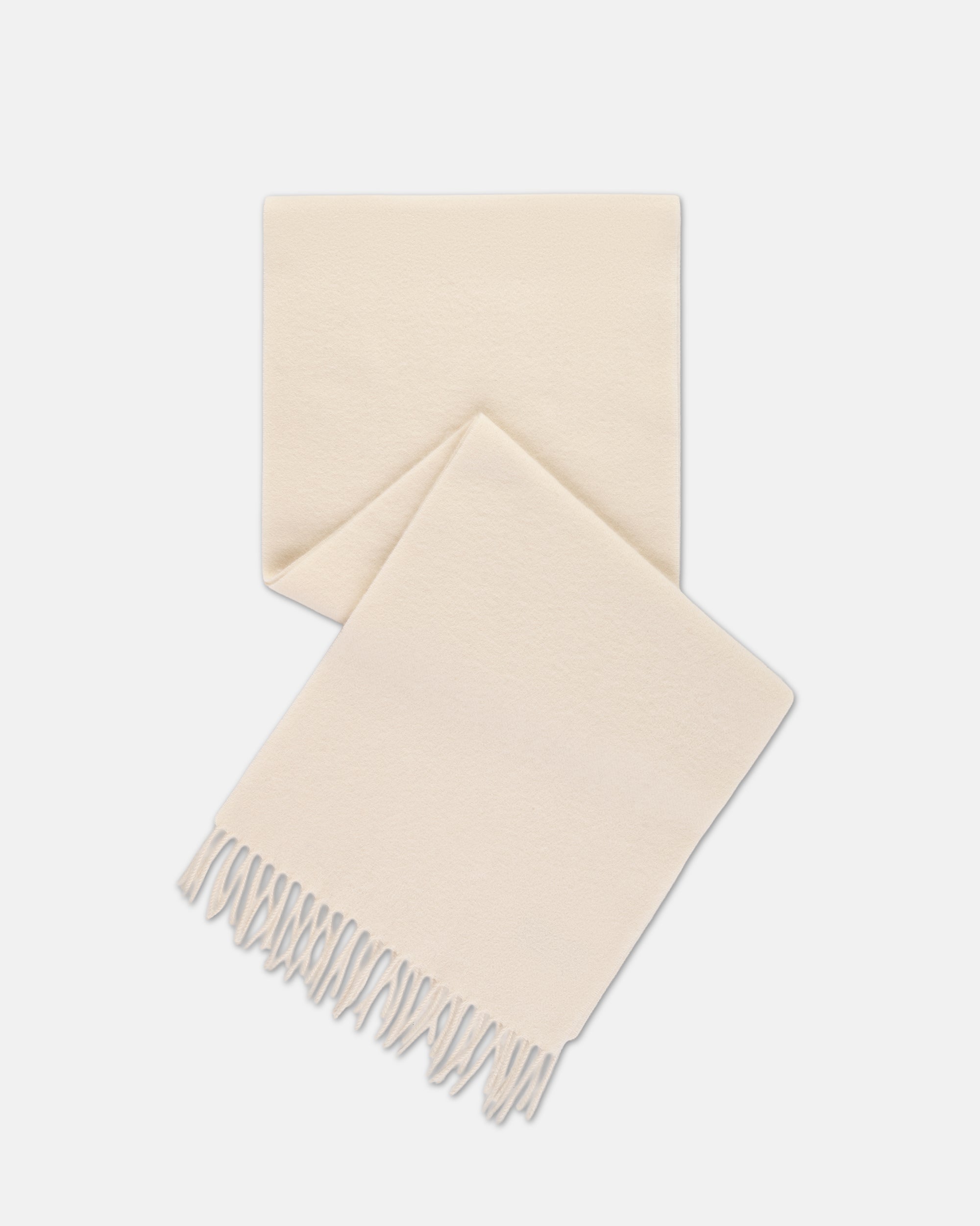 Made-in-England Solid Cashmere Muffler