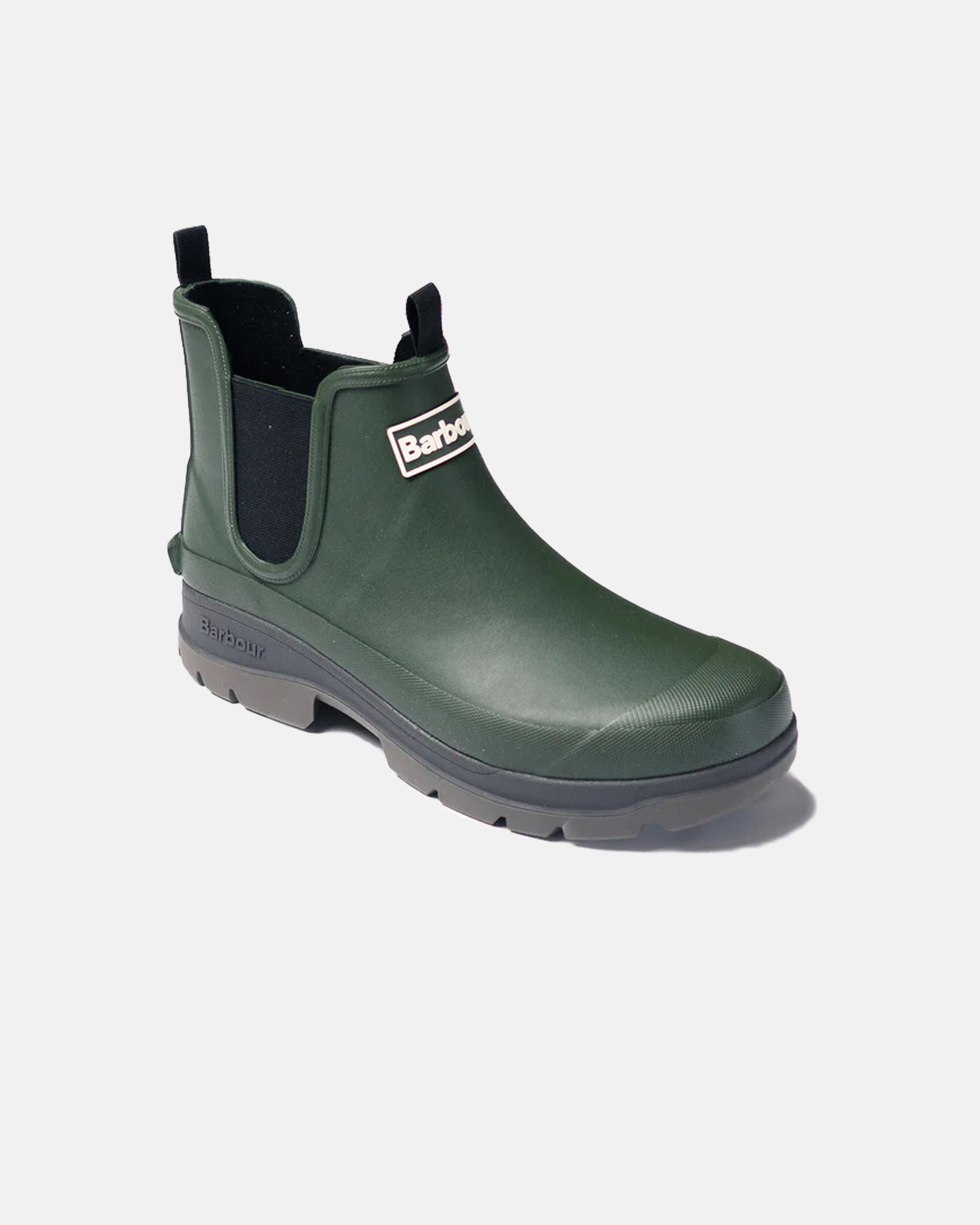 Barbour Olive Nimbus Chelsea Wellington Boots