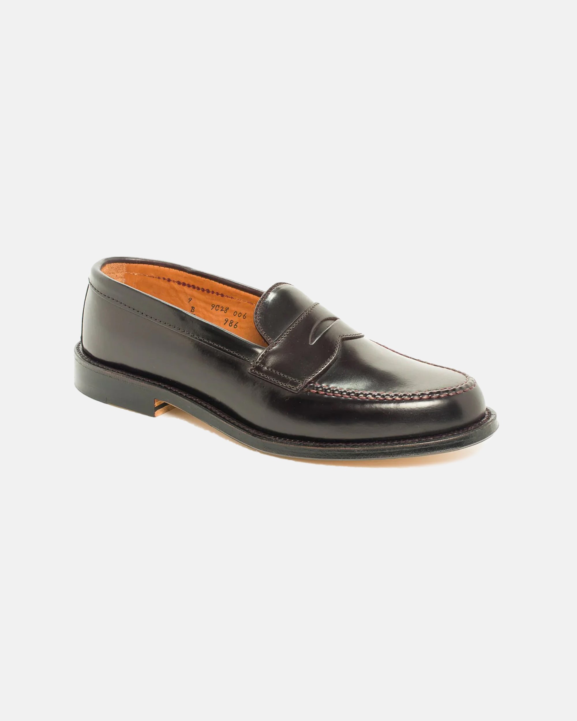 Made-in-America Burgundy no.8 Shell Cordovan Leisure Handsewn Loafer