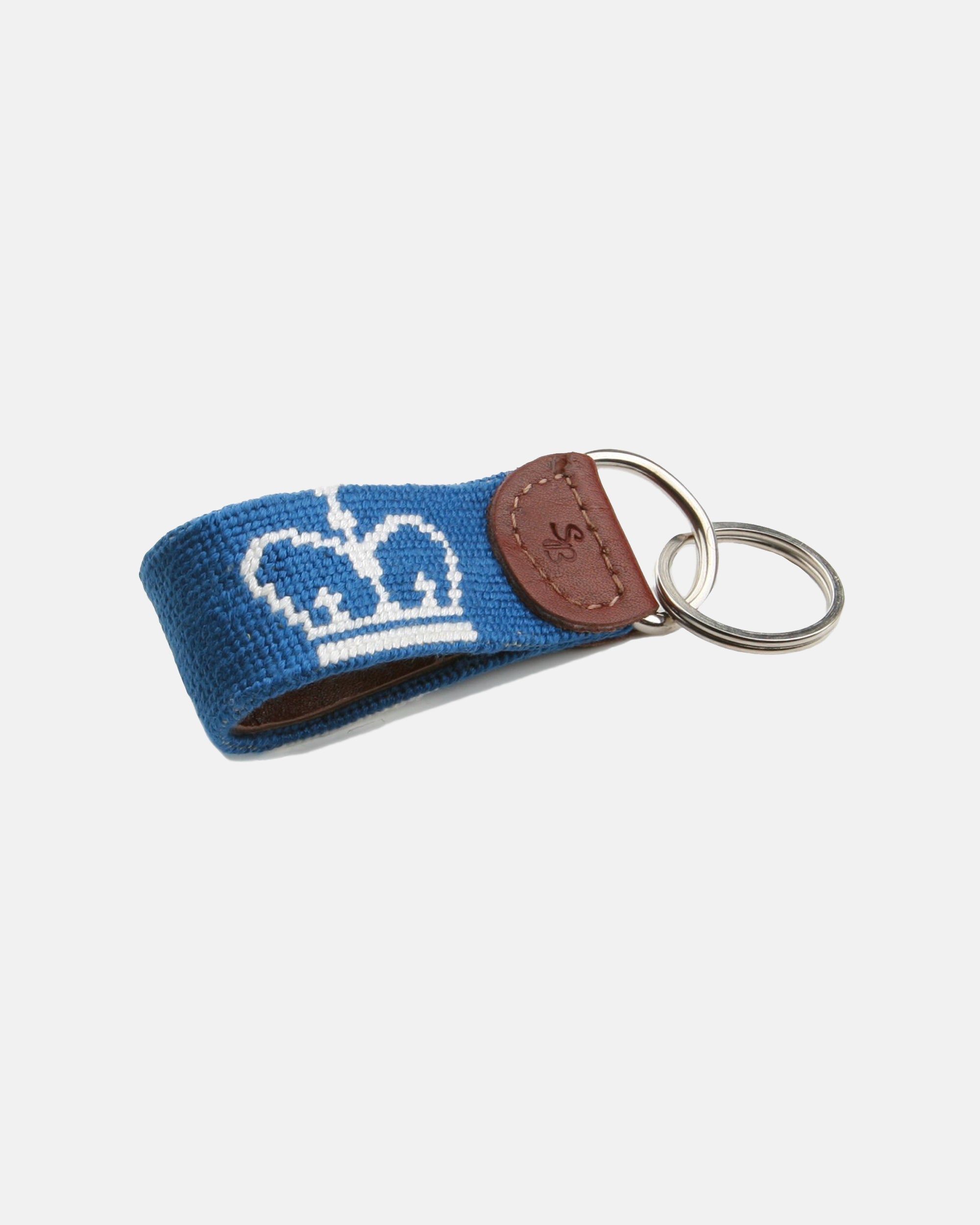Columbia Needlepoint Key Fob