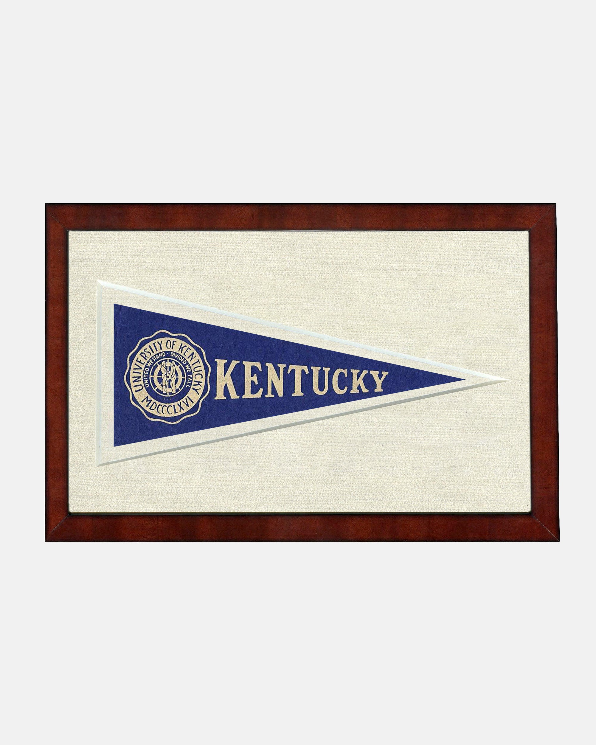 Kentucky Framed Vintage Pennant