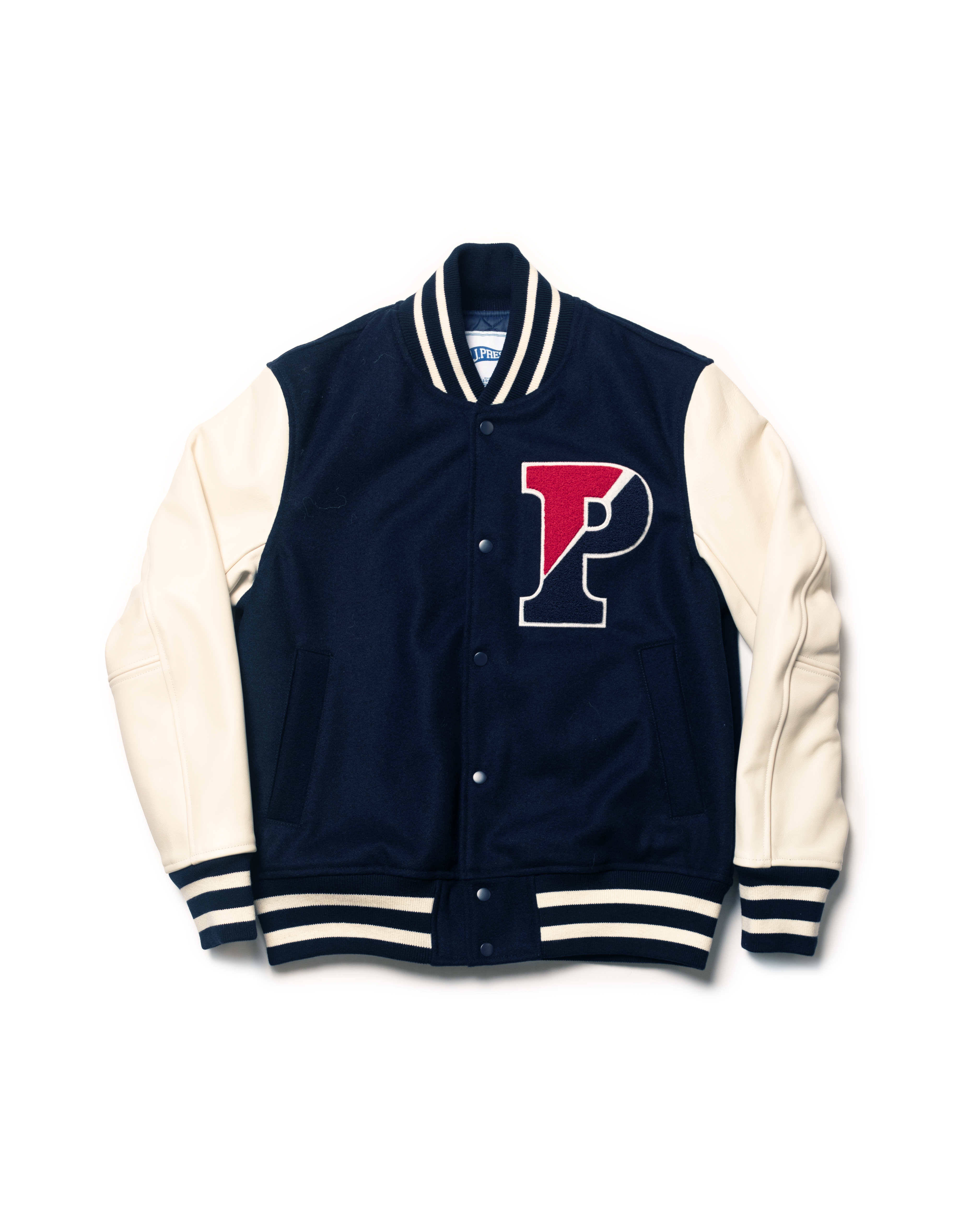 UPenn Varsity Jacket Navy Pennant Label J. Press J. PRESS