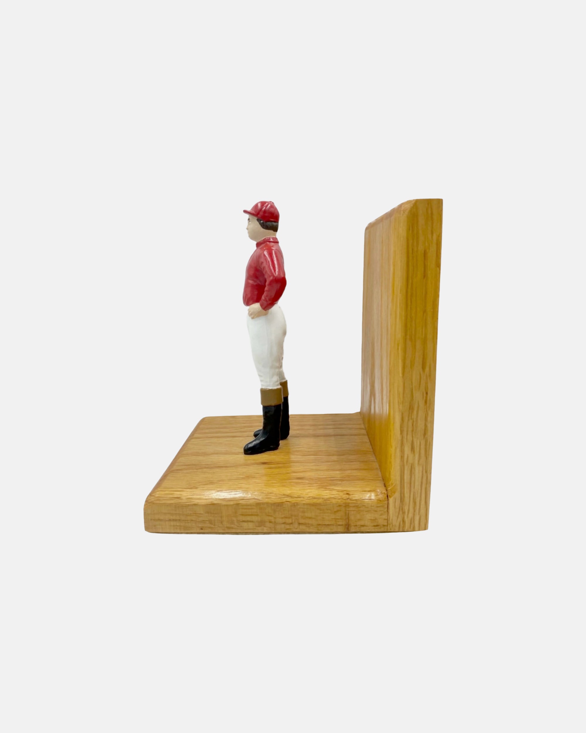 Pair Vintage Equestrian Jockey Bookends