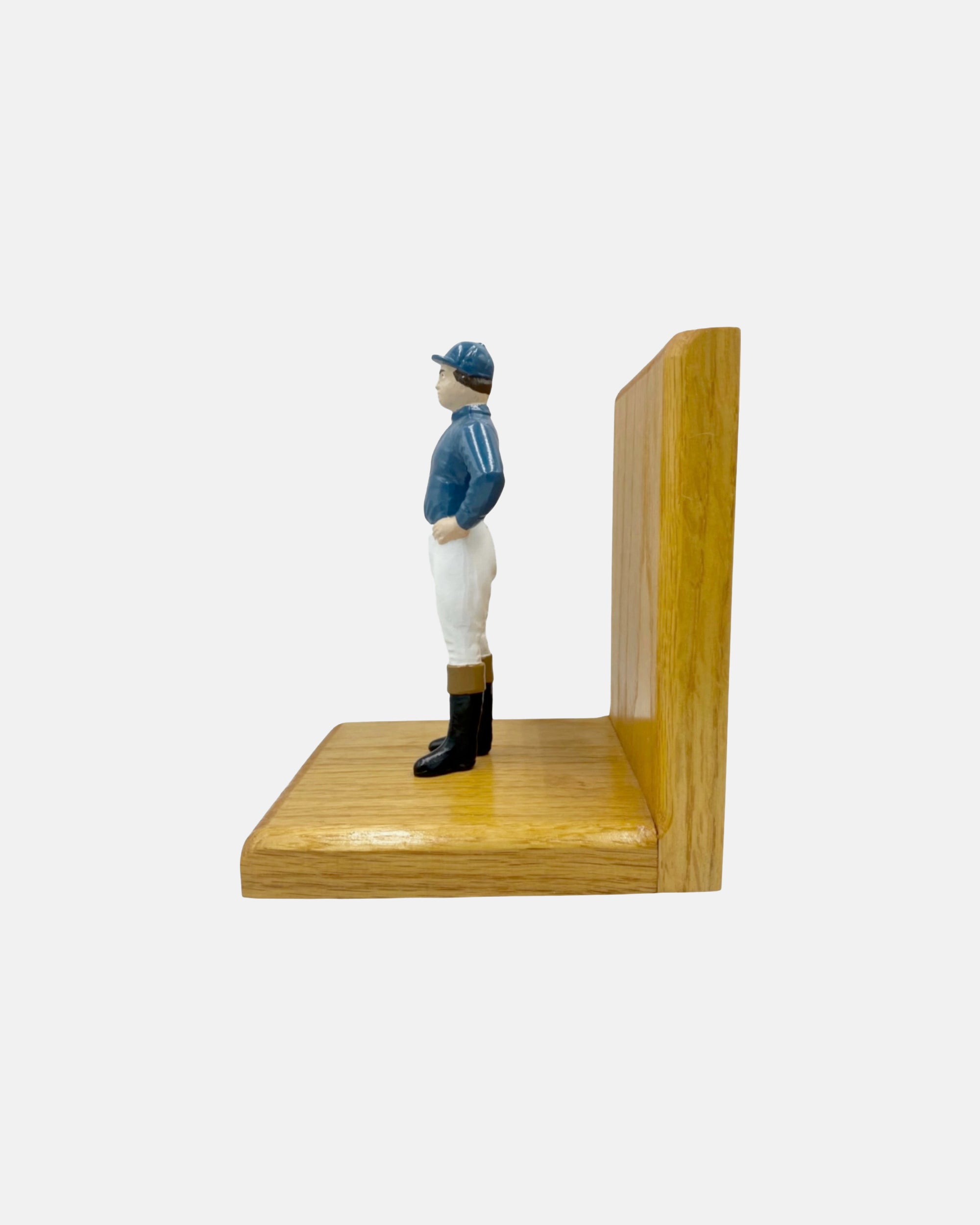 Pair Vintage Equestrian Jockey Bookends