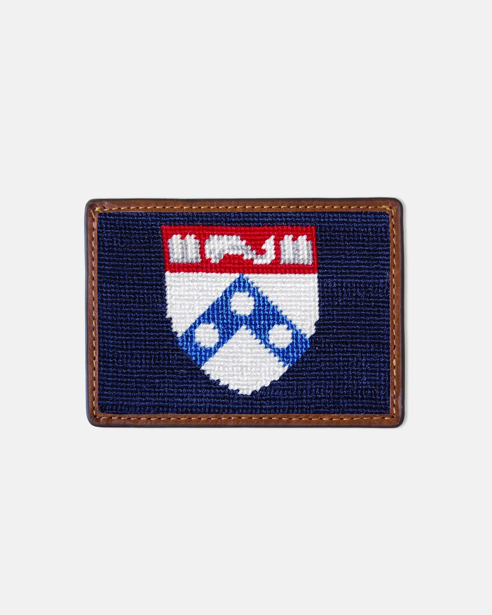 University of Pennsylvania Needlepoint Card Case
