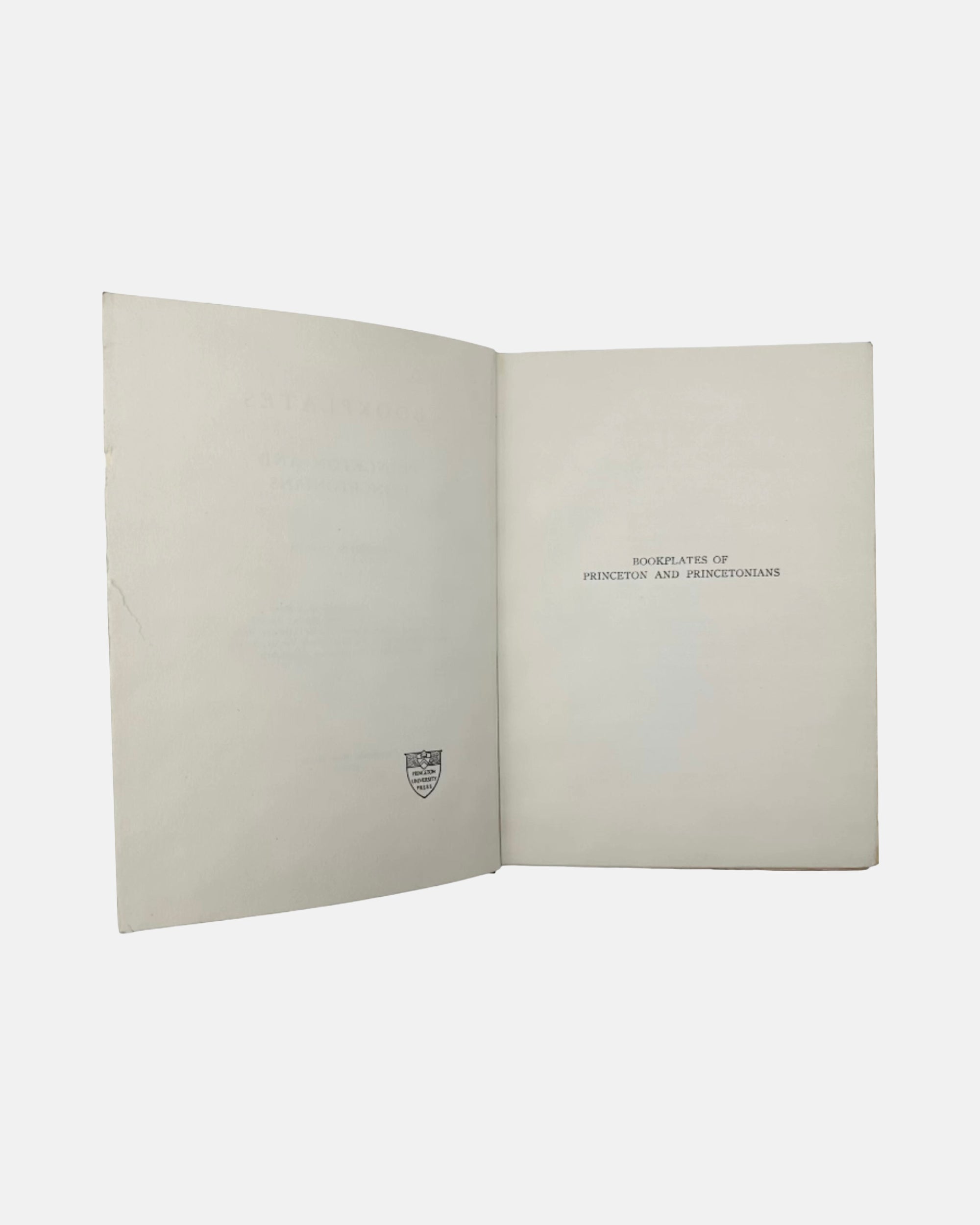 Bookplates of Princeton and Princetonians by Clifford Nickels Carver 1912 Book