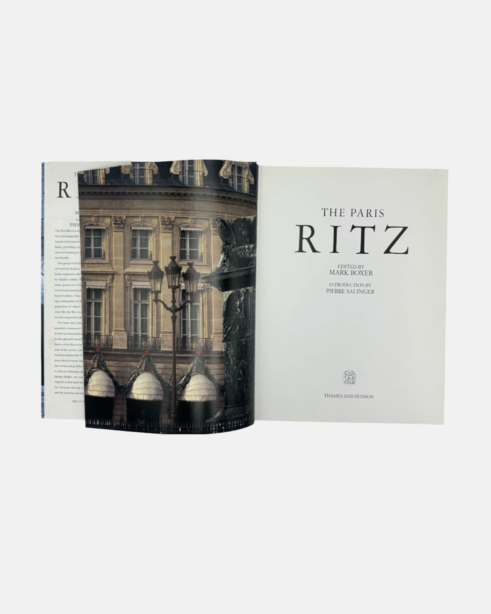 The Paris Ritz Hotel by Pierre Salinger 1991 Book Hardcover