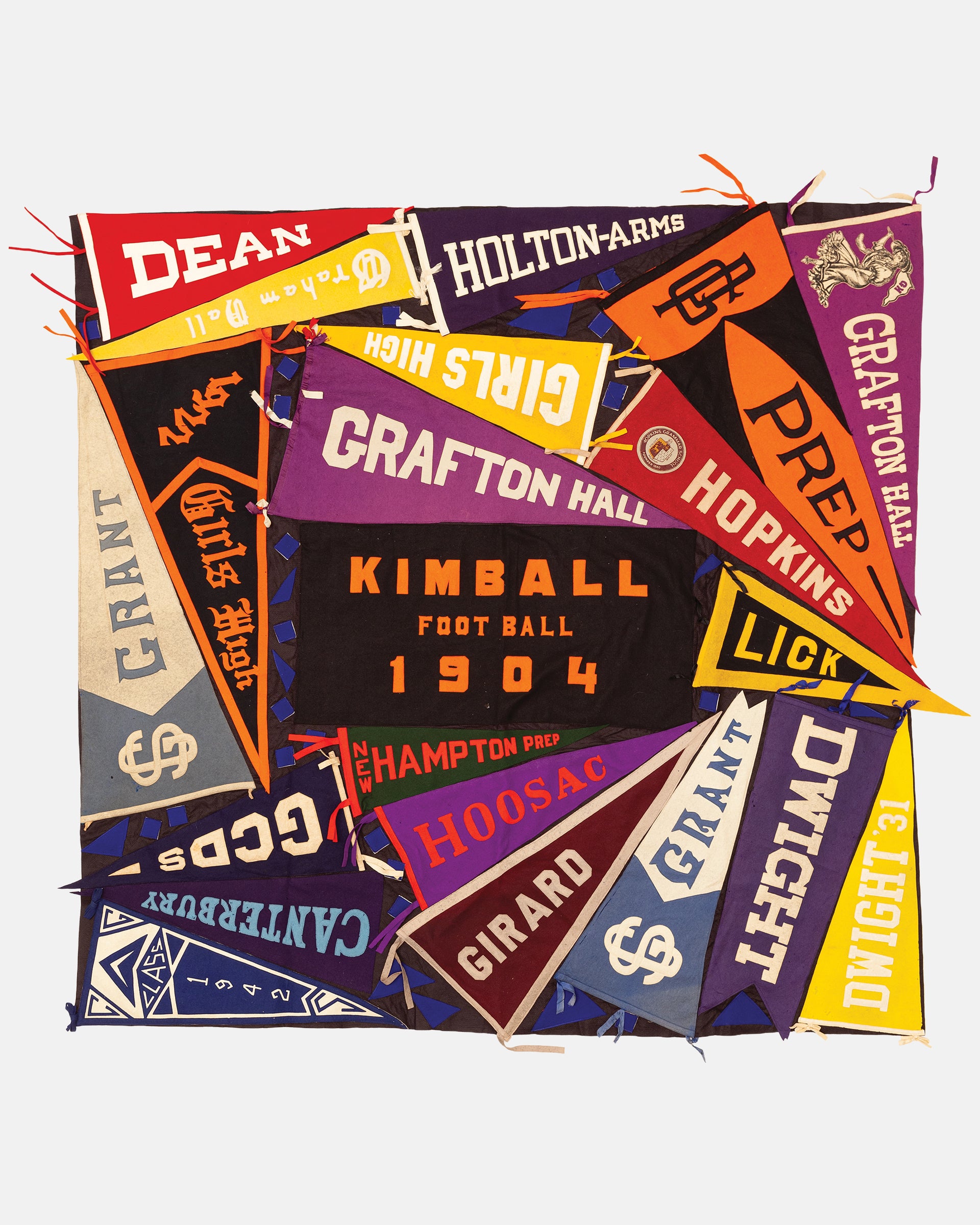 Vintage Pennant Quilt - Schools #28