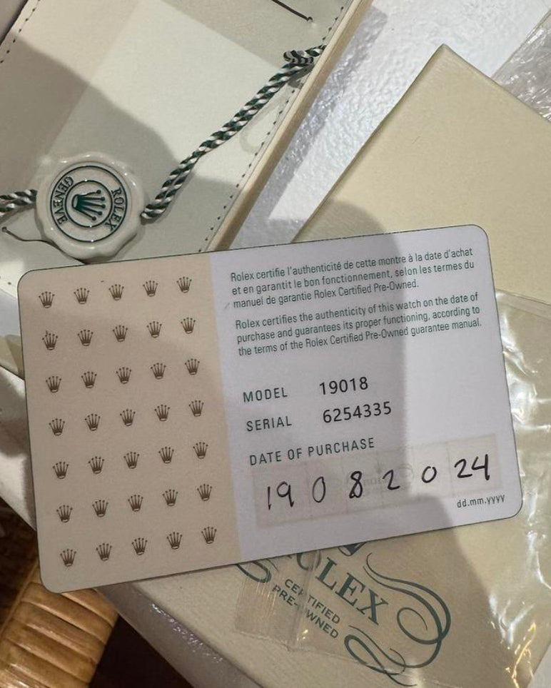 Rolex Oysterquartz Day-Date Reference 19018 CPO Box and Papers