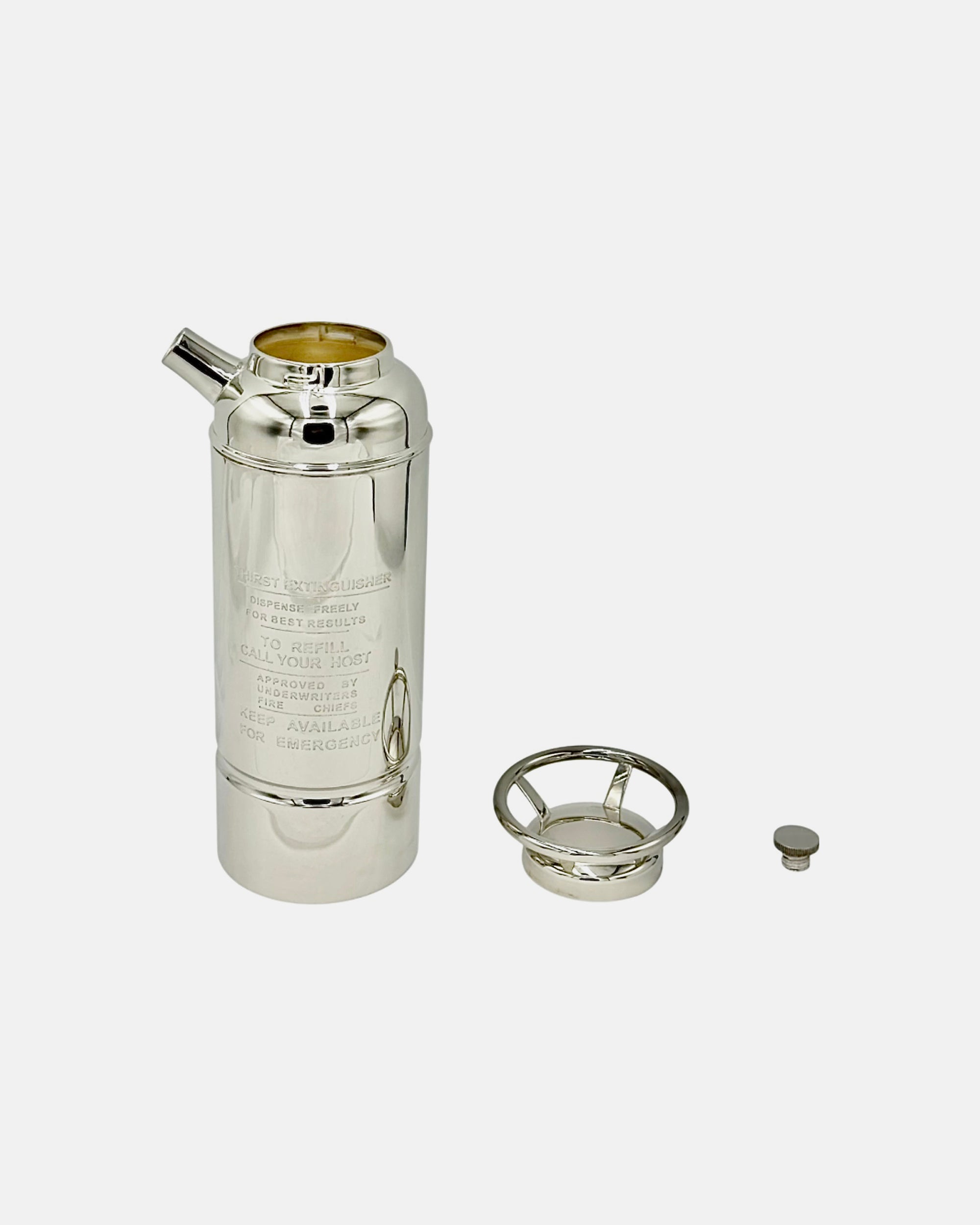 Vintage Thirst Extinguisher Cocktail Shaker