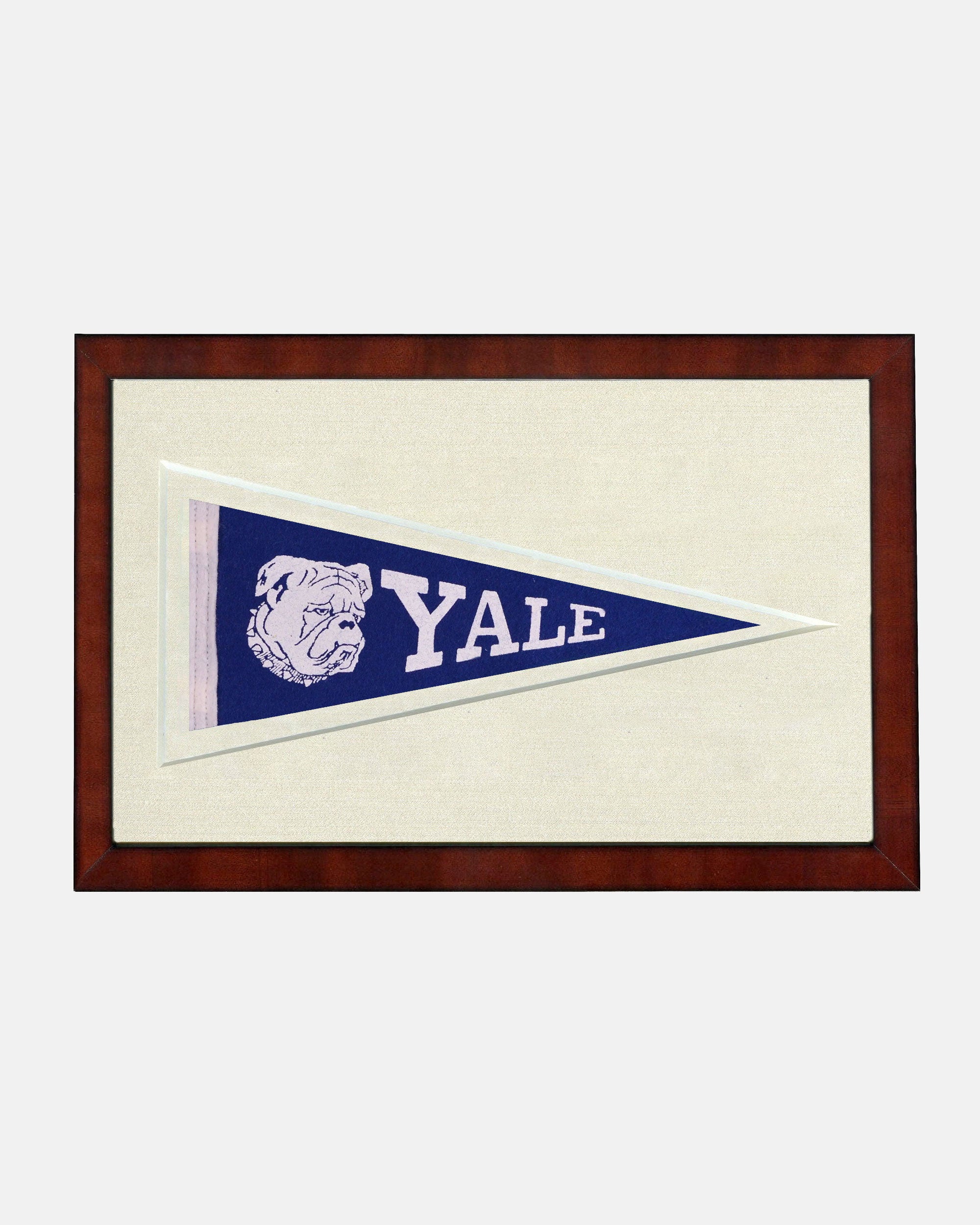 Yale Framed Vintage Pennant