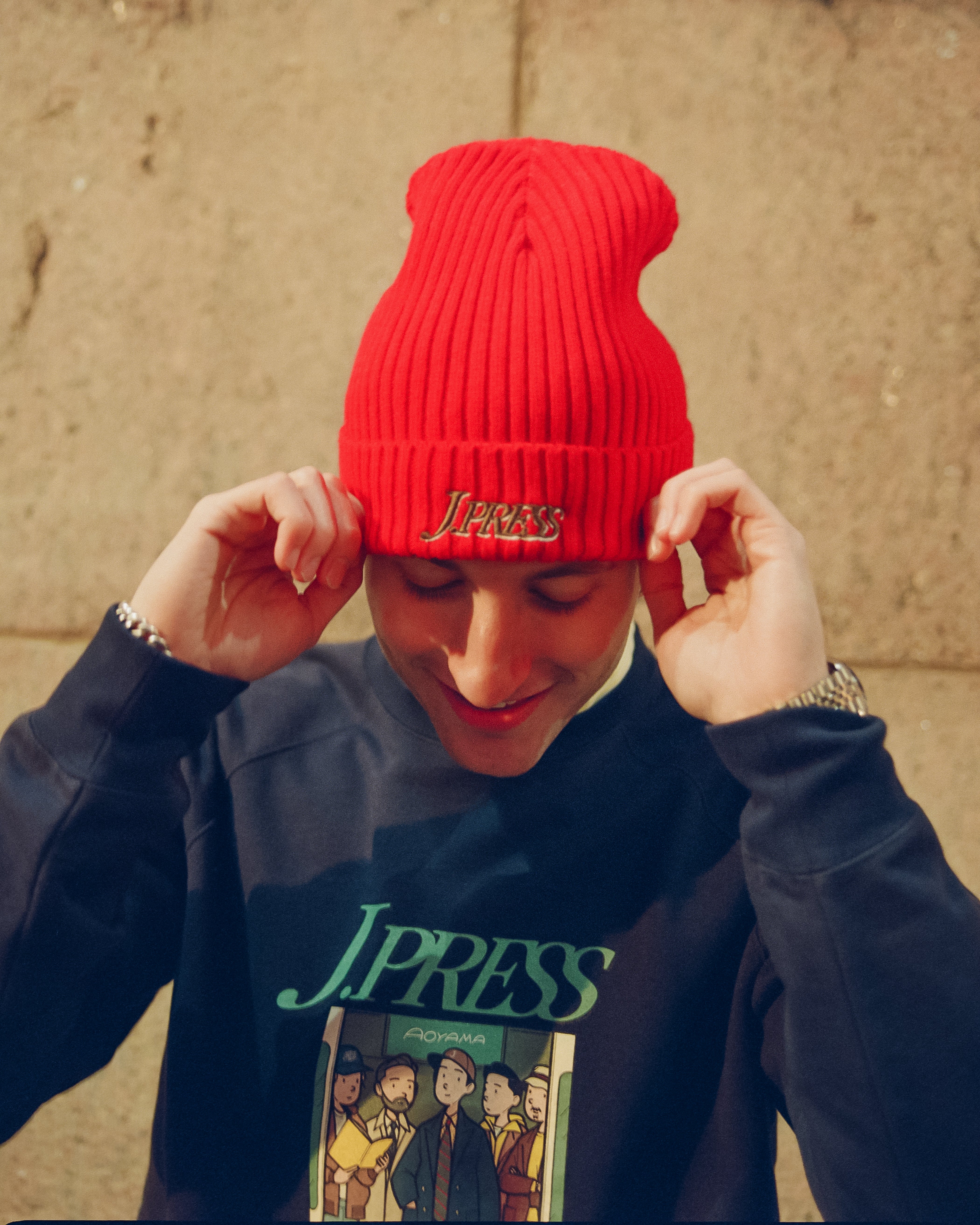 Aaron Chang Red Watch Cap