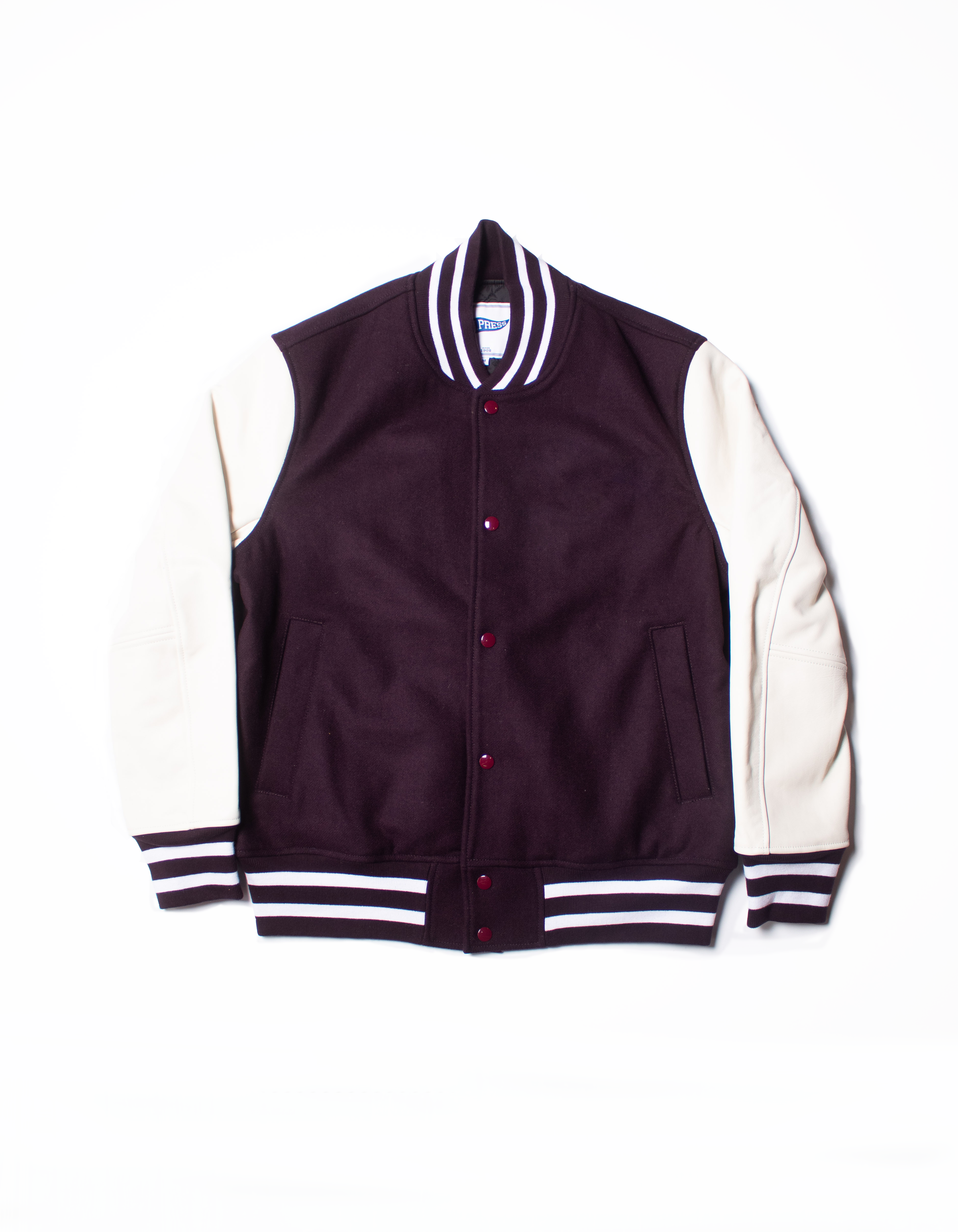 Classic Varsity Jacket Burgundy Pennant Label J. Press