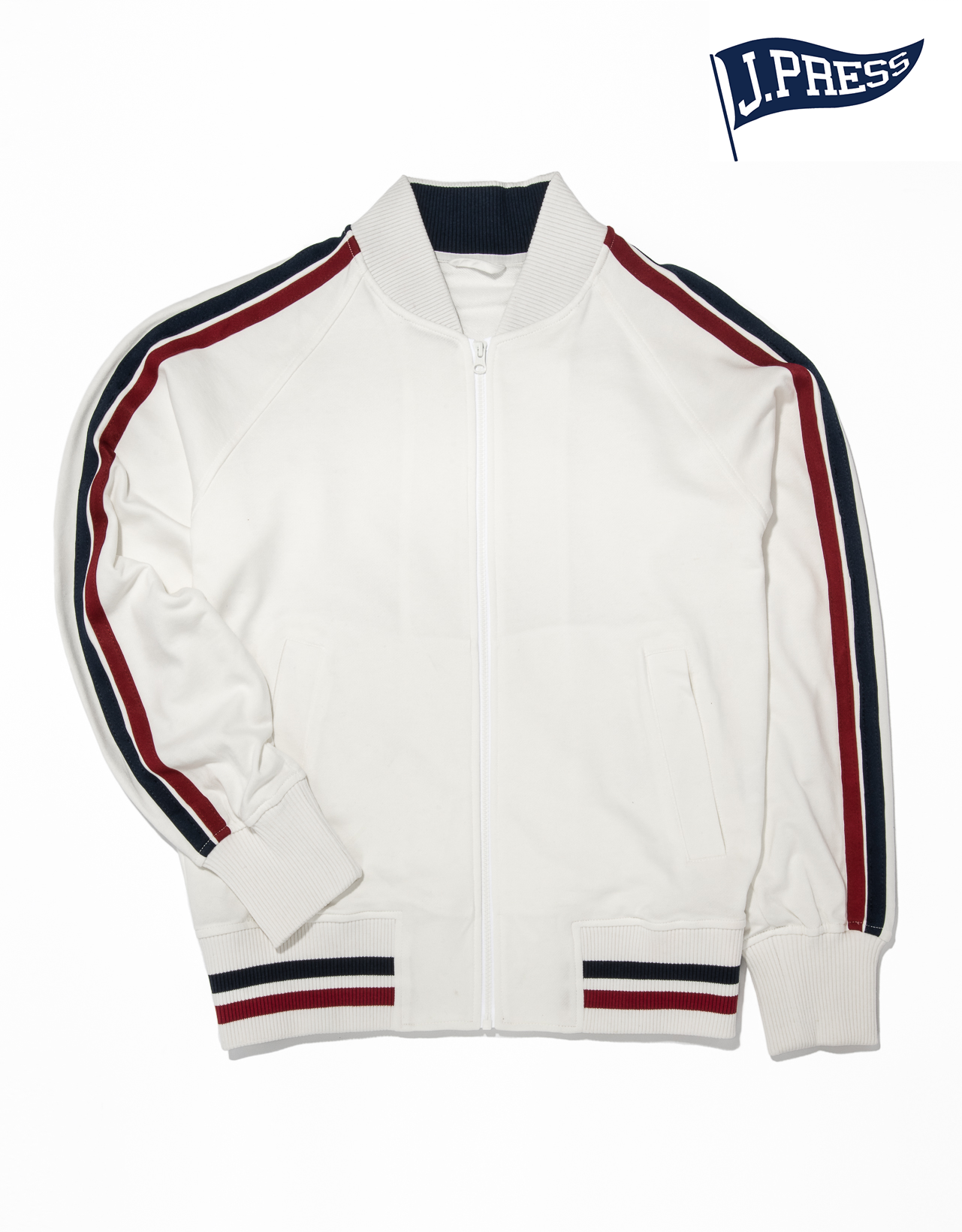 Classic Track Jacket White Pennant Label J. Press J. PRESS