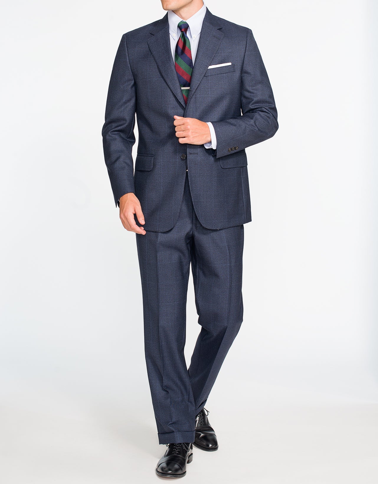 Classic Plaid Suit // French Blue (US: 48R) - Fashion Clearance - Touch of  Modern