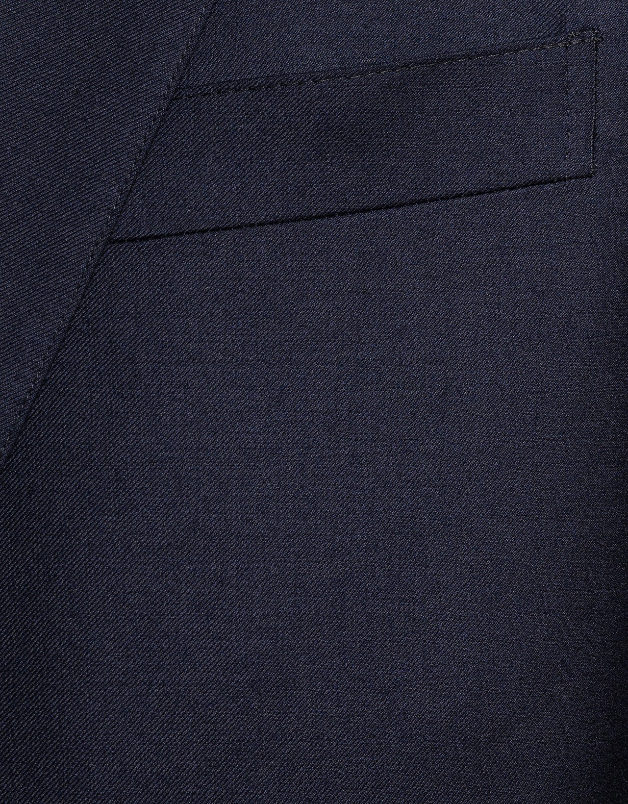 Made-in-USA Solid Navy Worsted Wool Suit - Custom Make