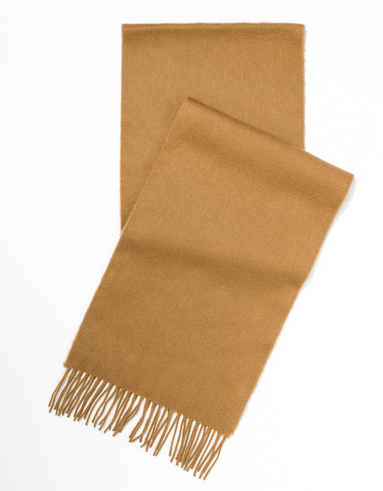 Cashmere Solid Muffler - Camel | Men's Cashmere Muffler - J. Press