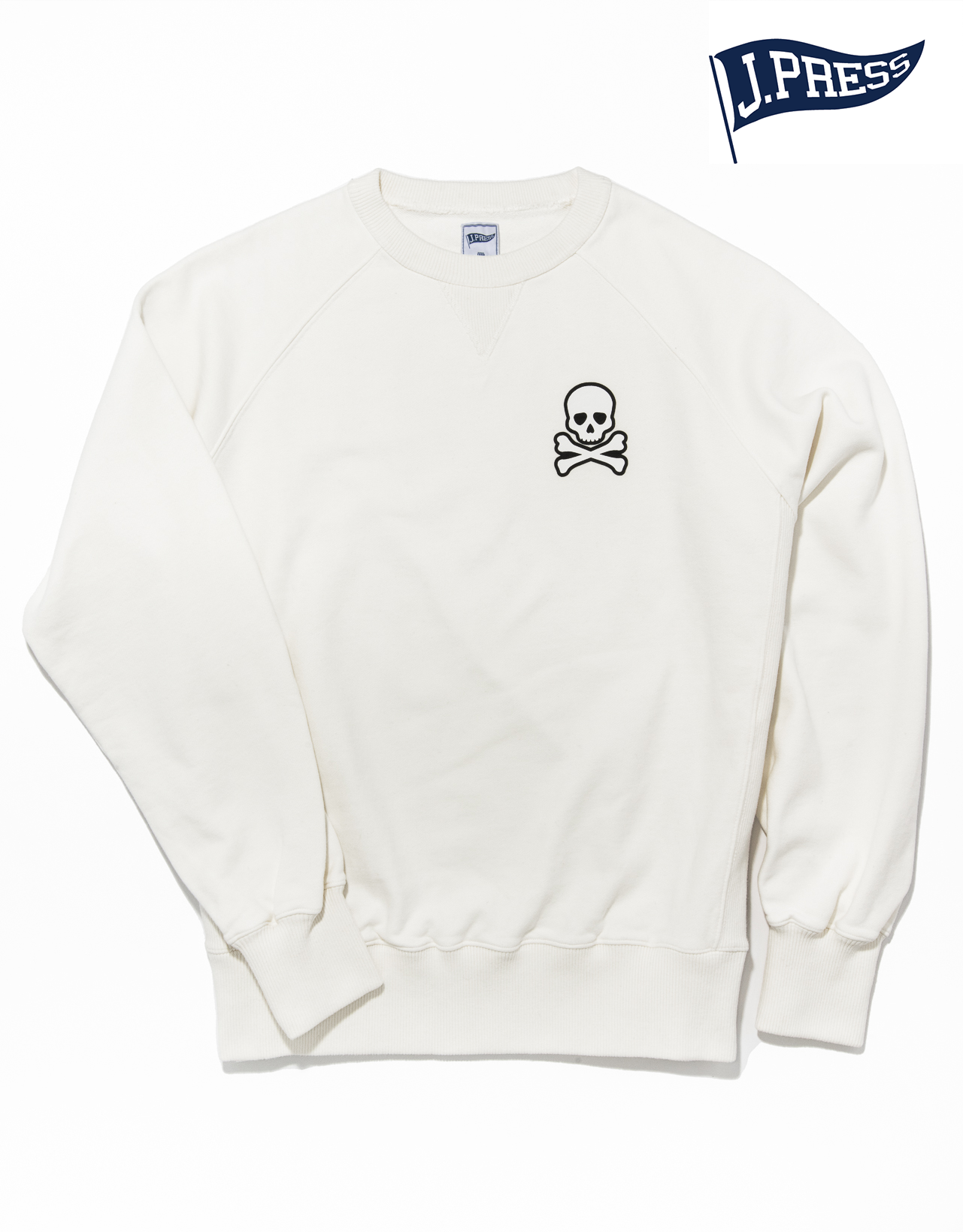 Skull and 2025 crossbones sweatshirt