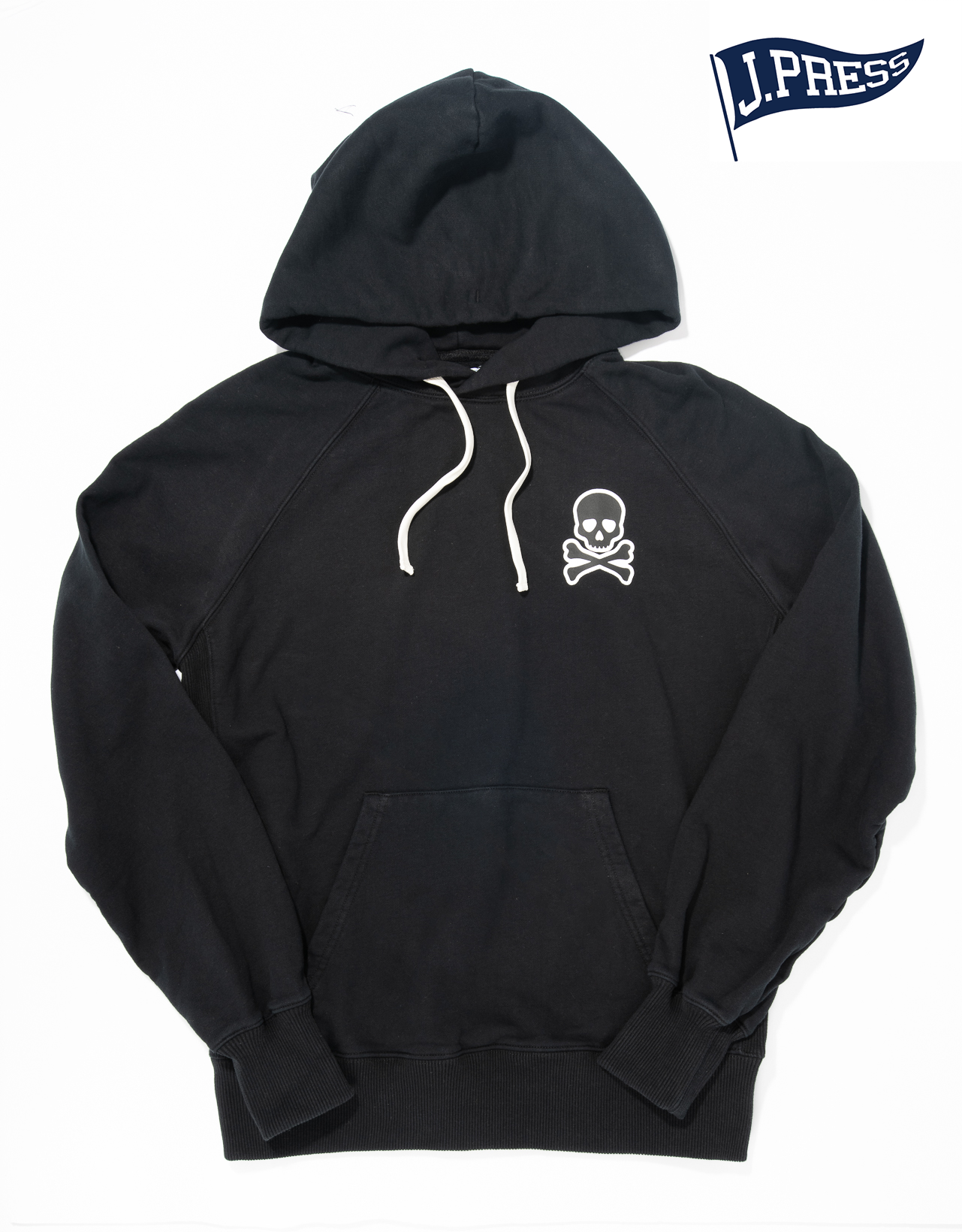 Skull and sales crossbones hoodie