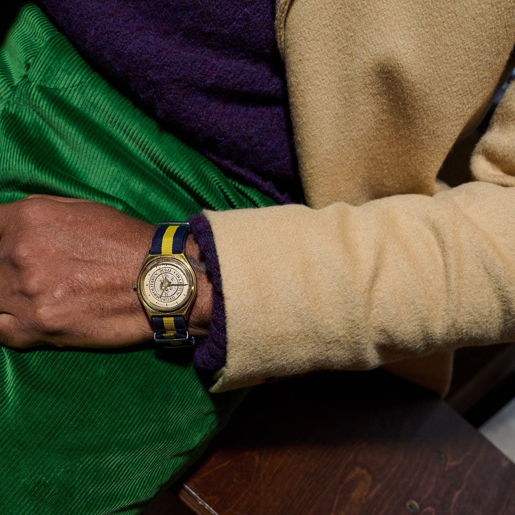 WATCHES AT THE J. PRESS FALL/WINTER RUNWAY SHOW