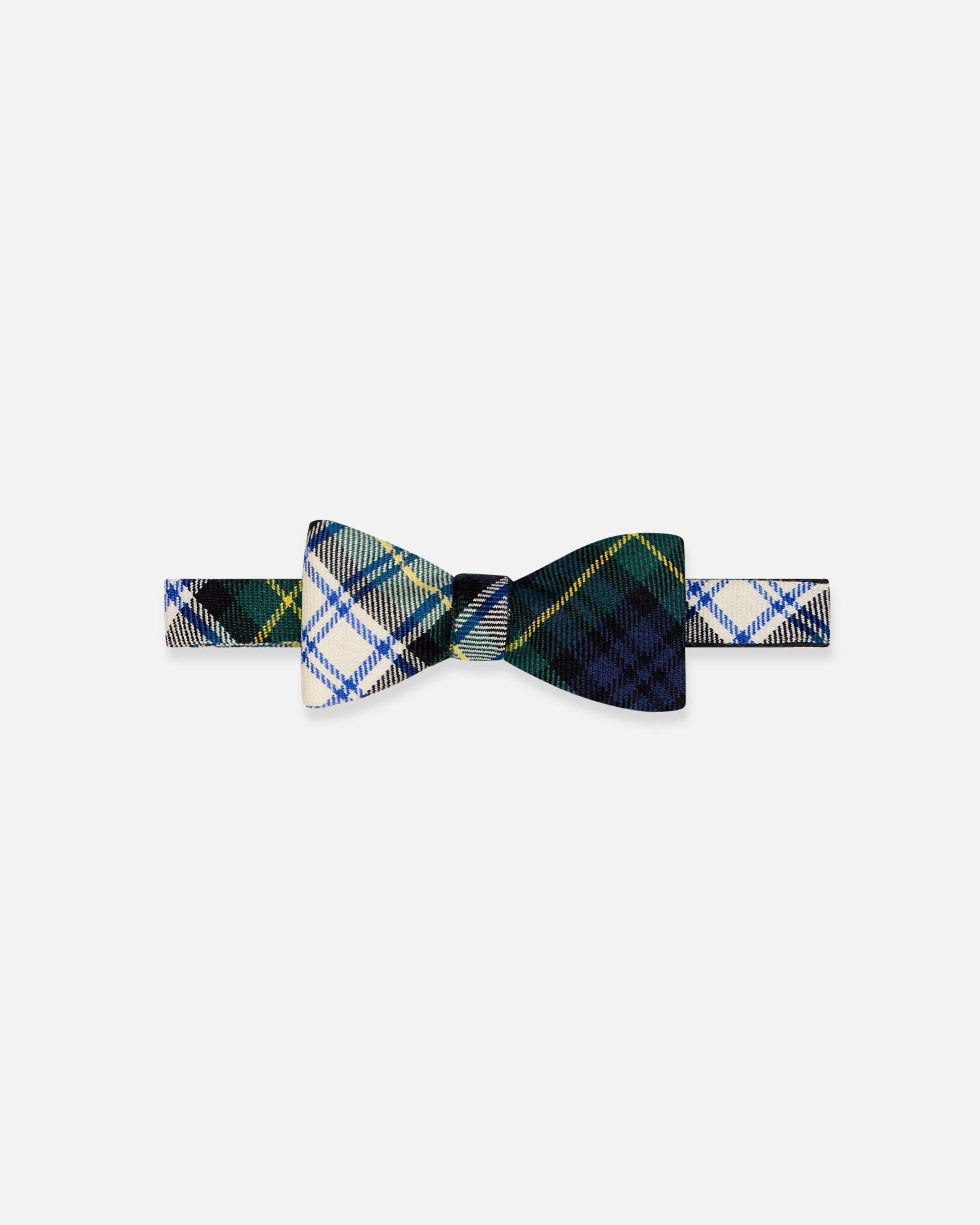 Made-in-England Dress Gordon Tartan Wool Bow Tie