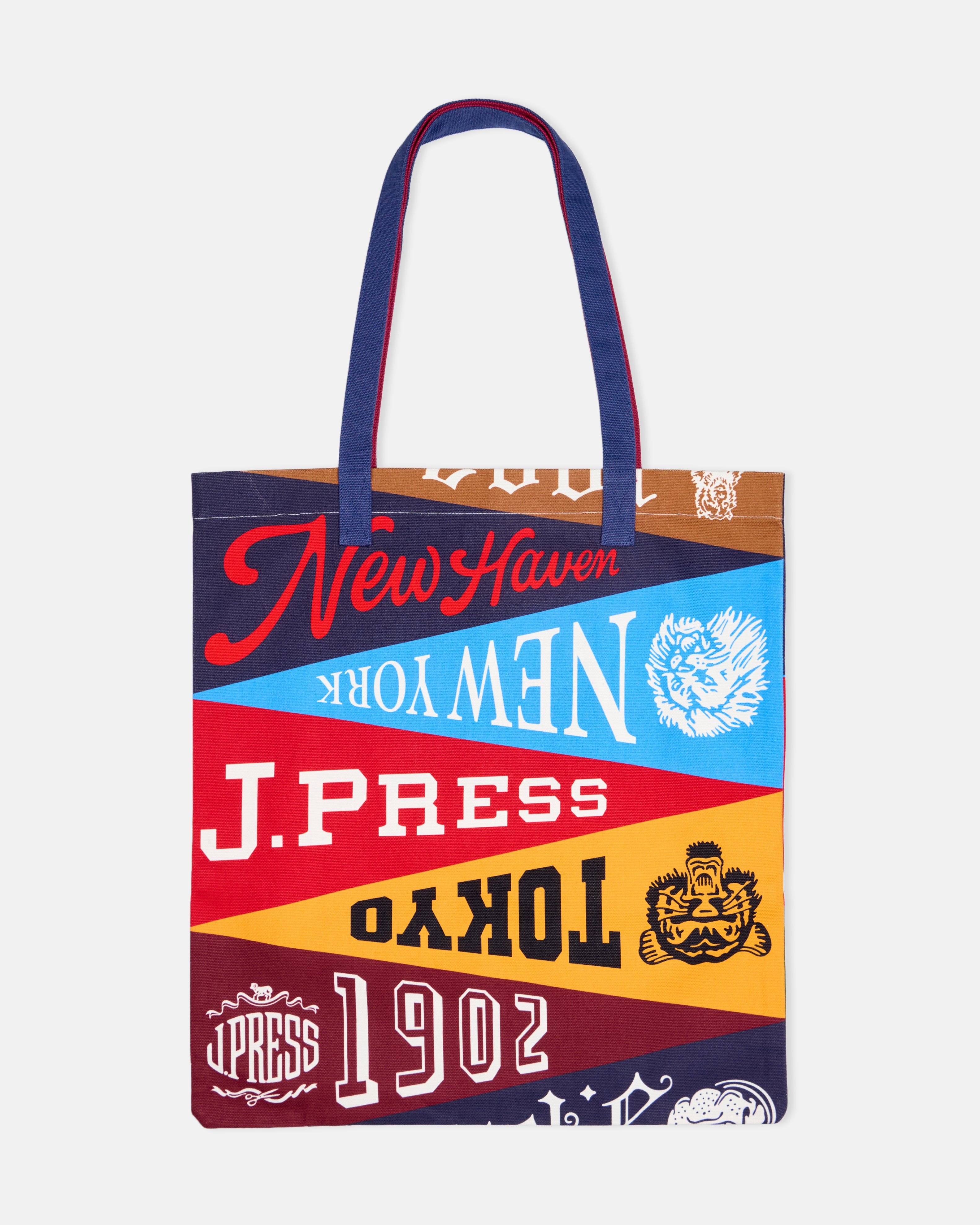 Printed Pennant Tote Bag