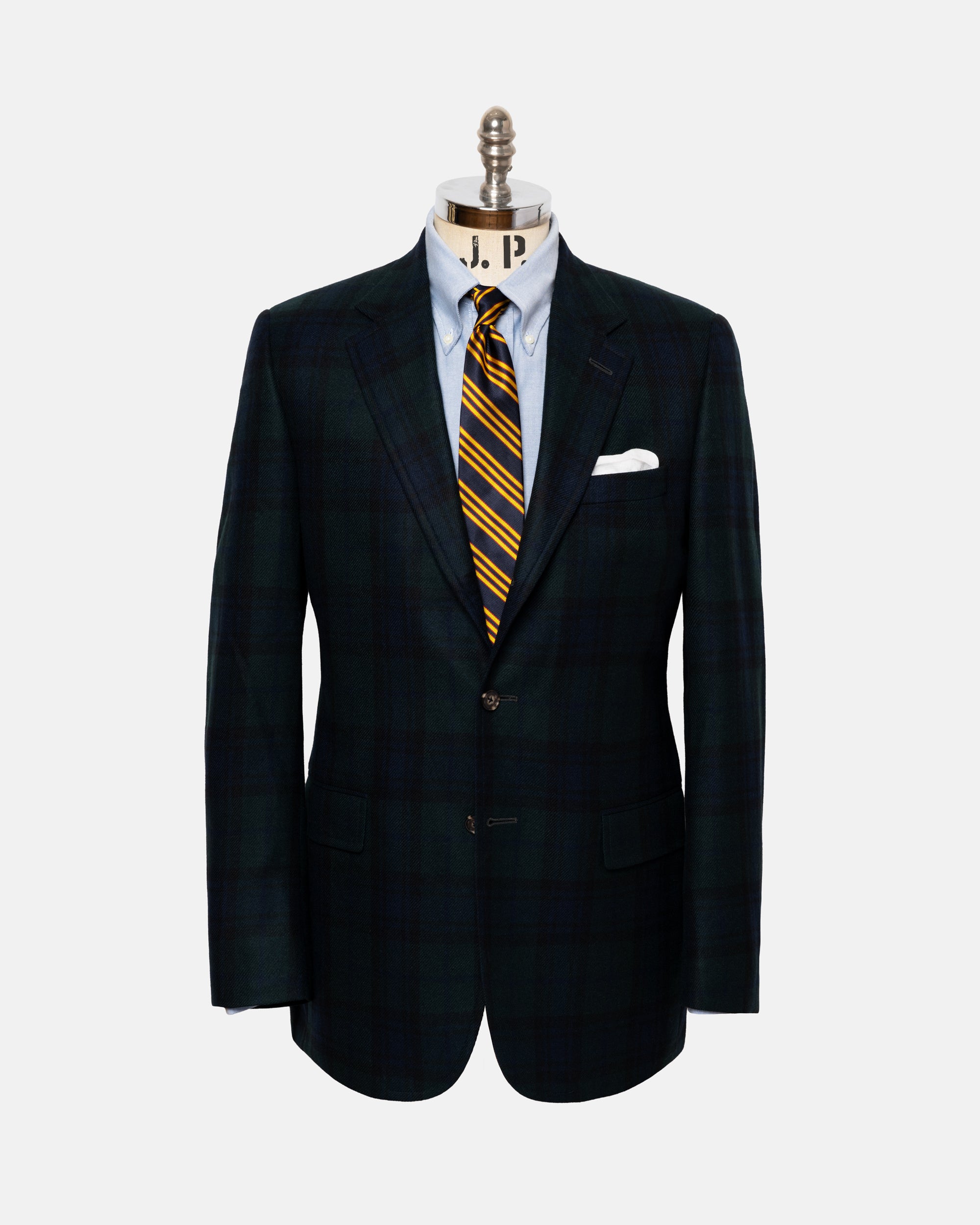 Made-in-Canada Blackwatch Tartan Pure Cashmere Sport Coat